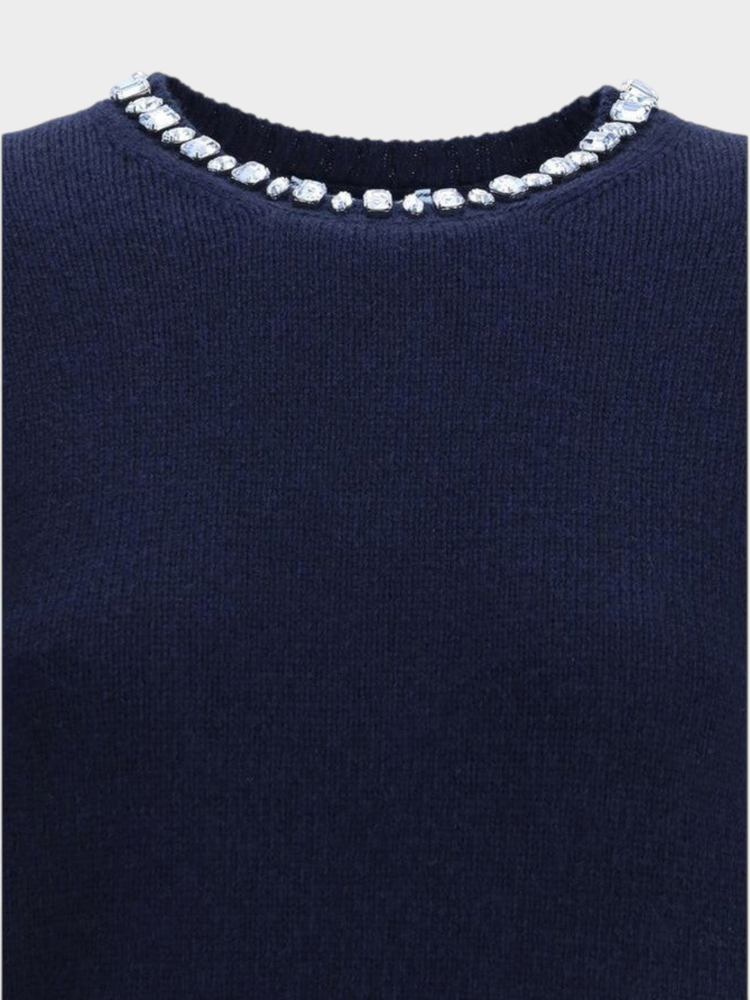 Prada Blue Fleece Wool Sweatshirt-thumbmail-3