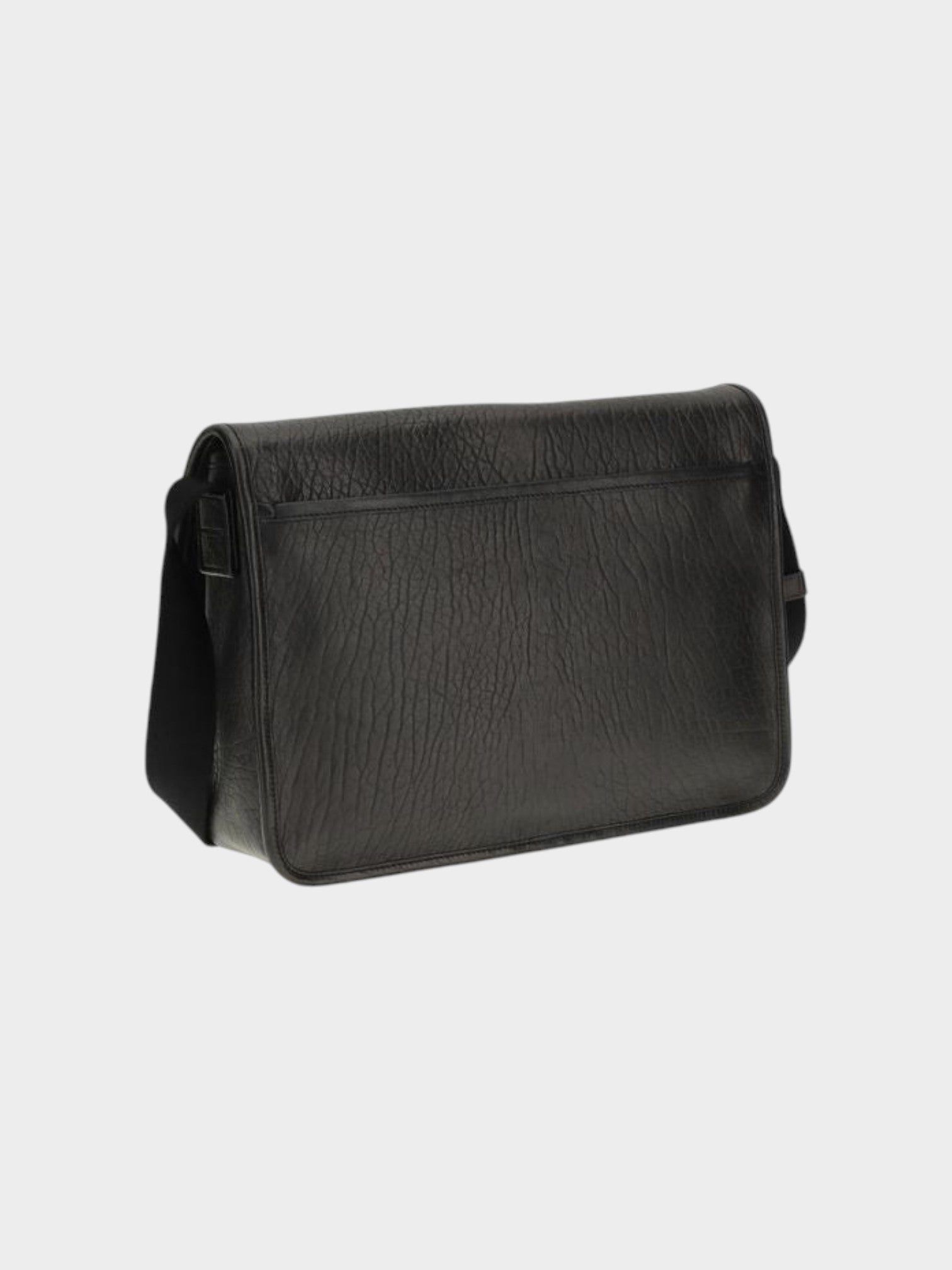 Saint Laurent Black Calf Leather Bos Taurus Shoulder Bag-thumbmail-3