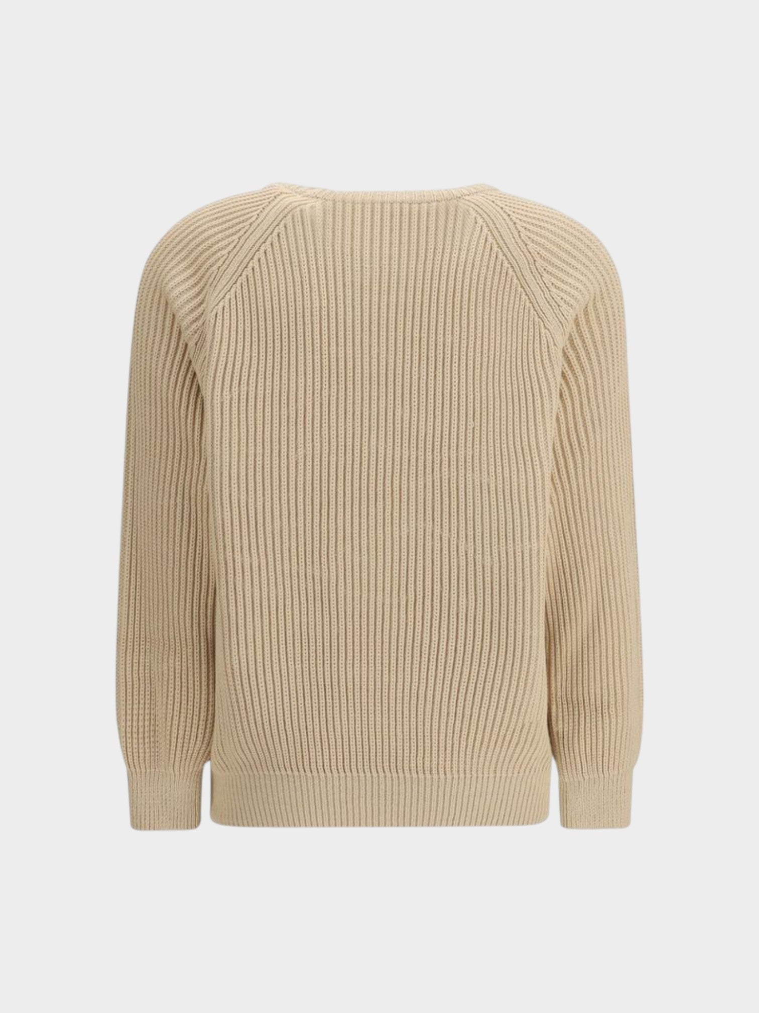 Saint Laurent Beige Cotton Sweatshirt-thumbmail-2