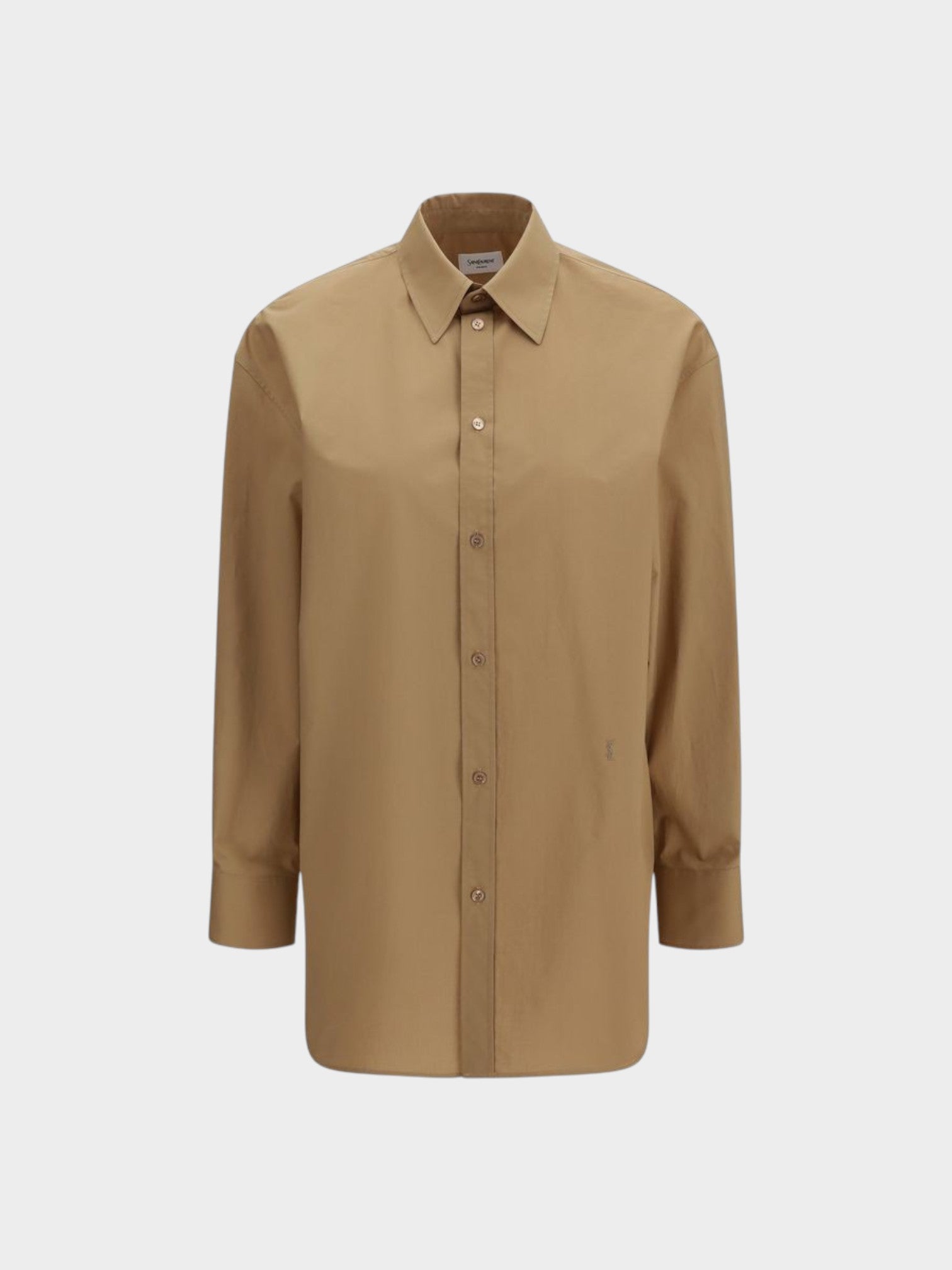 Saint Laurent Beige Cotton Dress Shirt