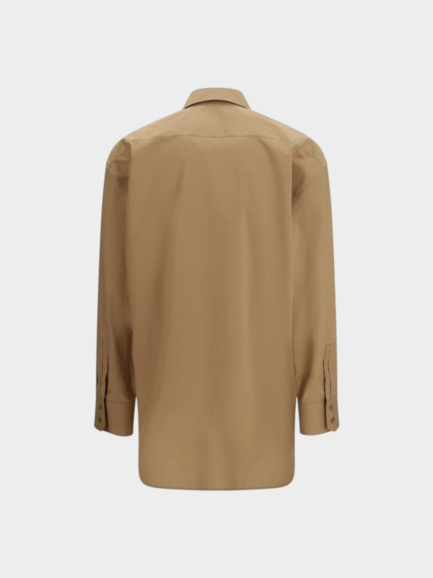 Saint Laurent Beige Cotton Dress Shirt-thumbmail-2