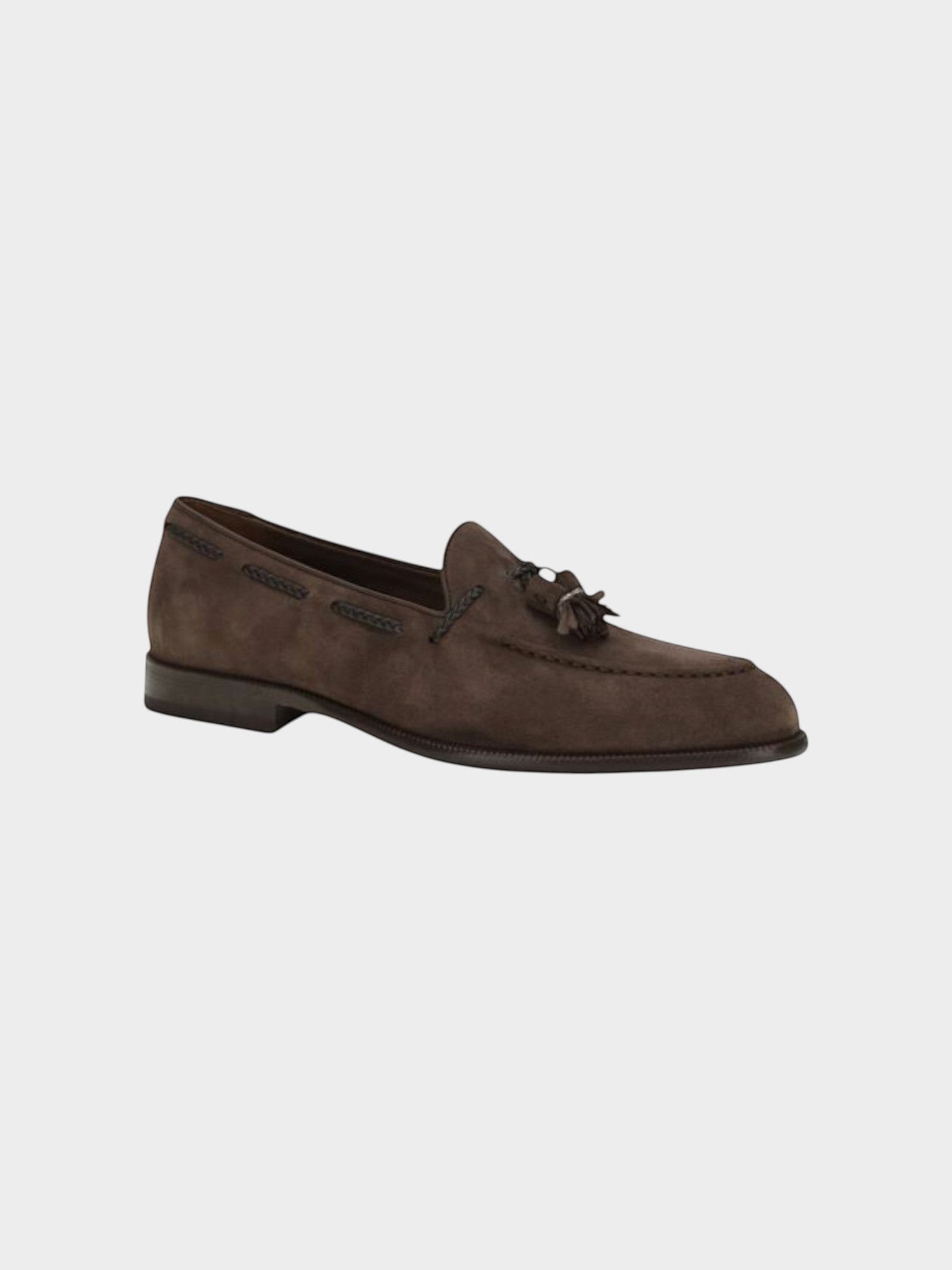 Fratelli Rossetti Brown Calf Leather Bos Taurus Slip-On Loafers-thumbmail-2