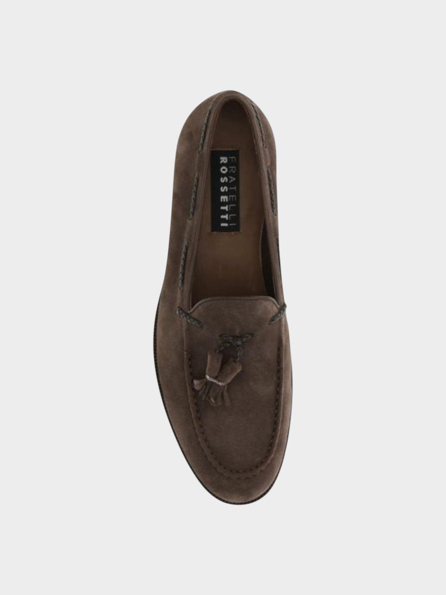 Fratelli Rossetti Brown Calf Leather Bos Taurus Slip-On Loafers-thumbmail-4