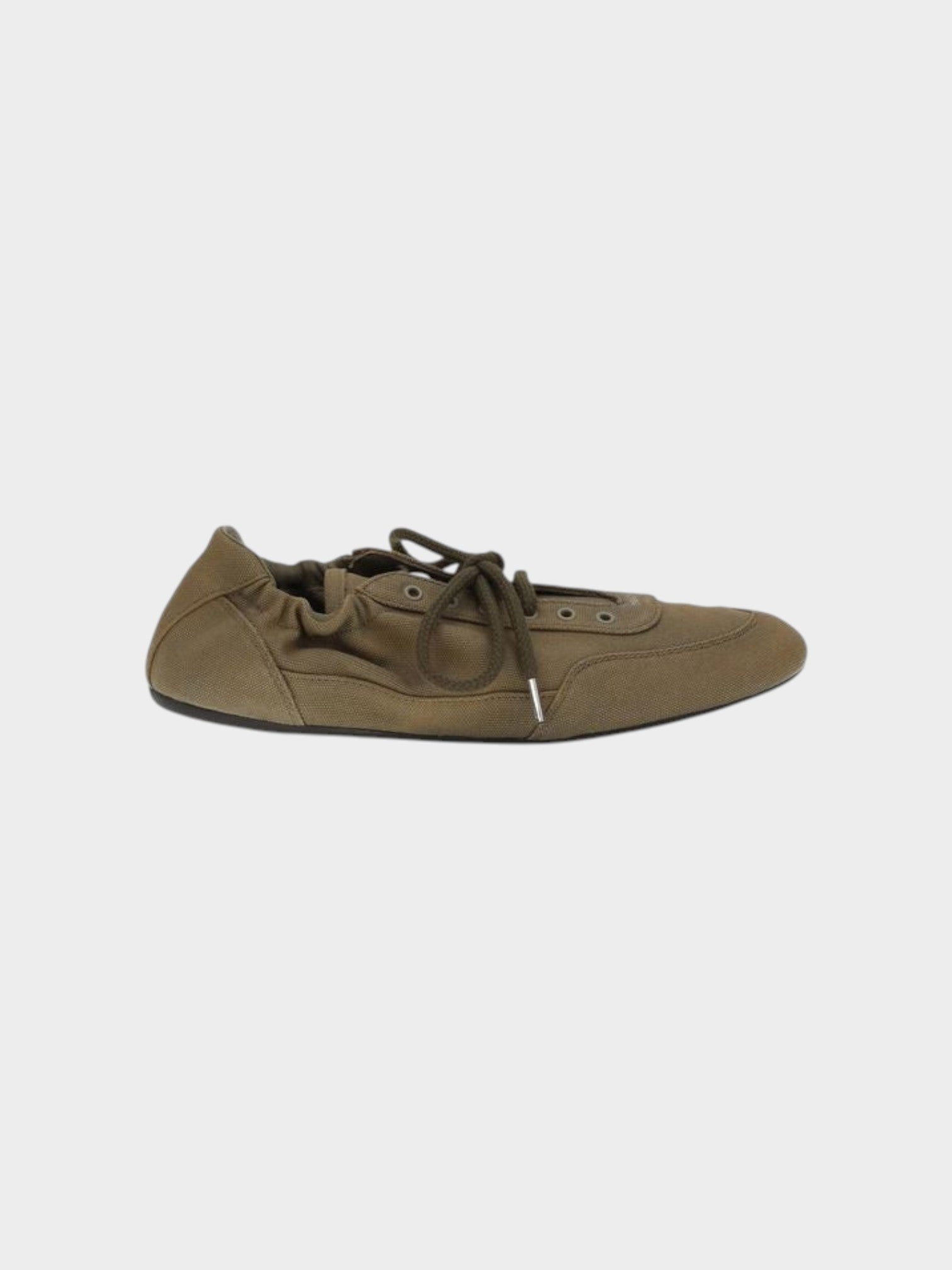 Prada Bicolor Cotton Athletic Sneakers