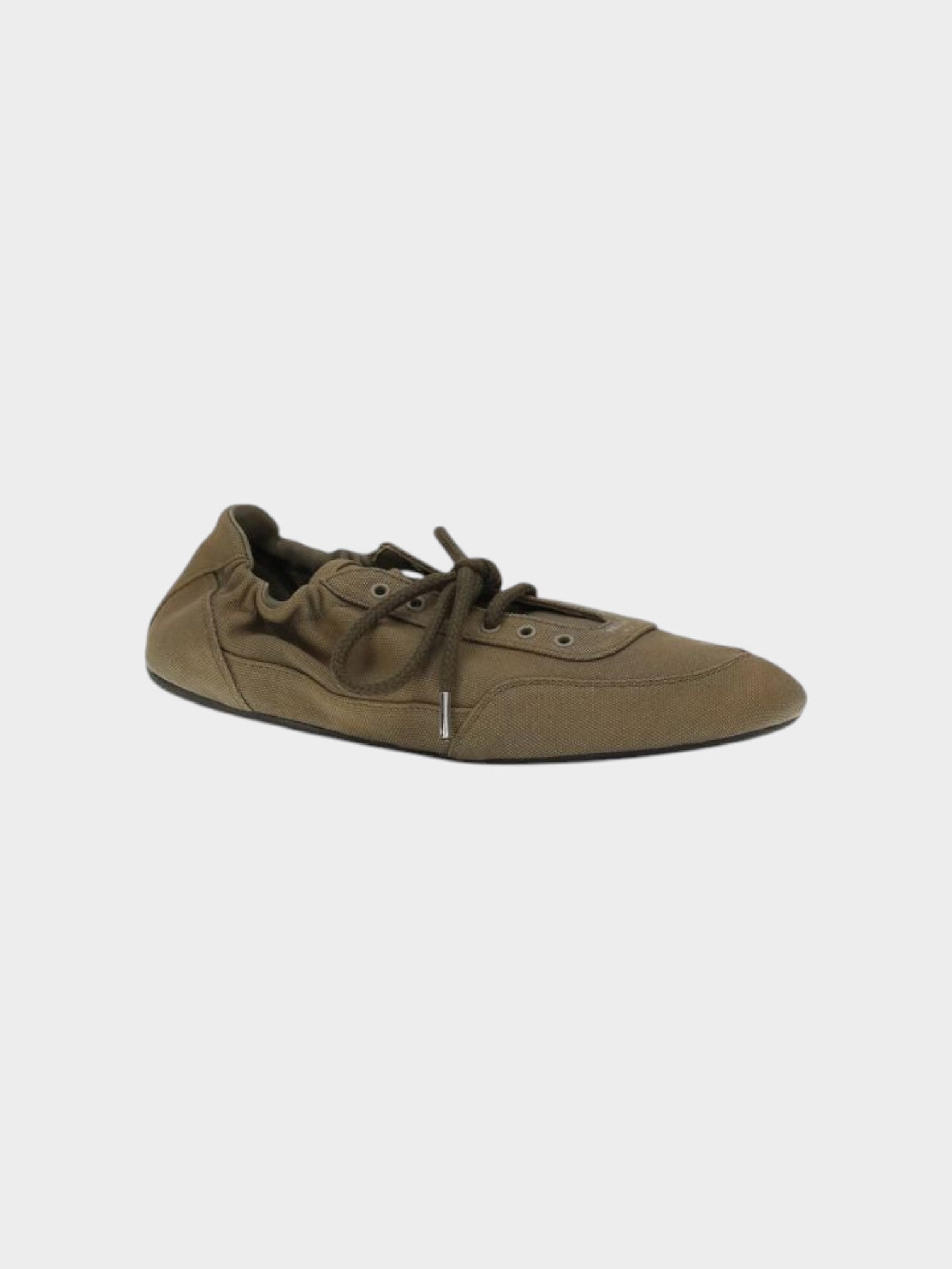 Prada Bicolor Cotton Athletic Sneakers-thumbmail-2