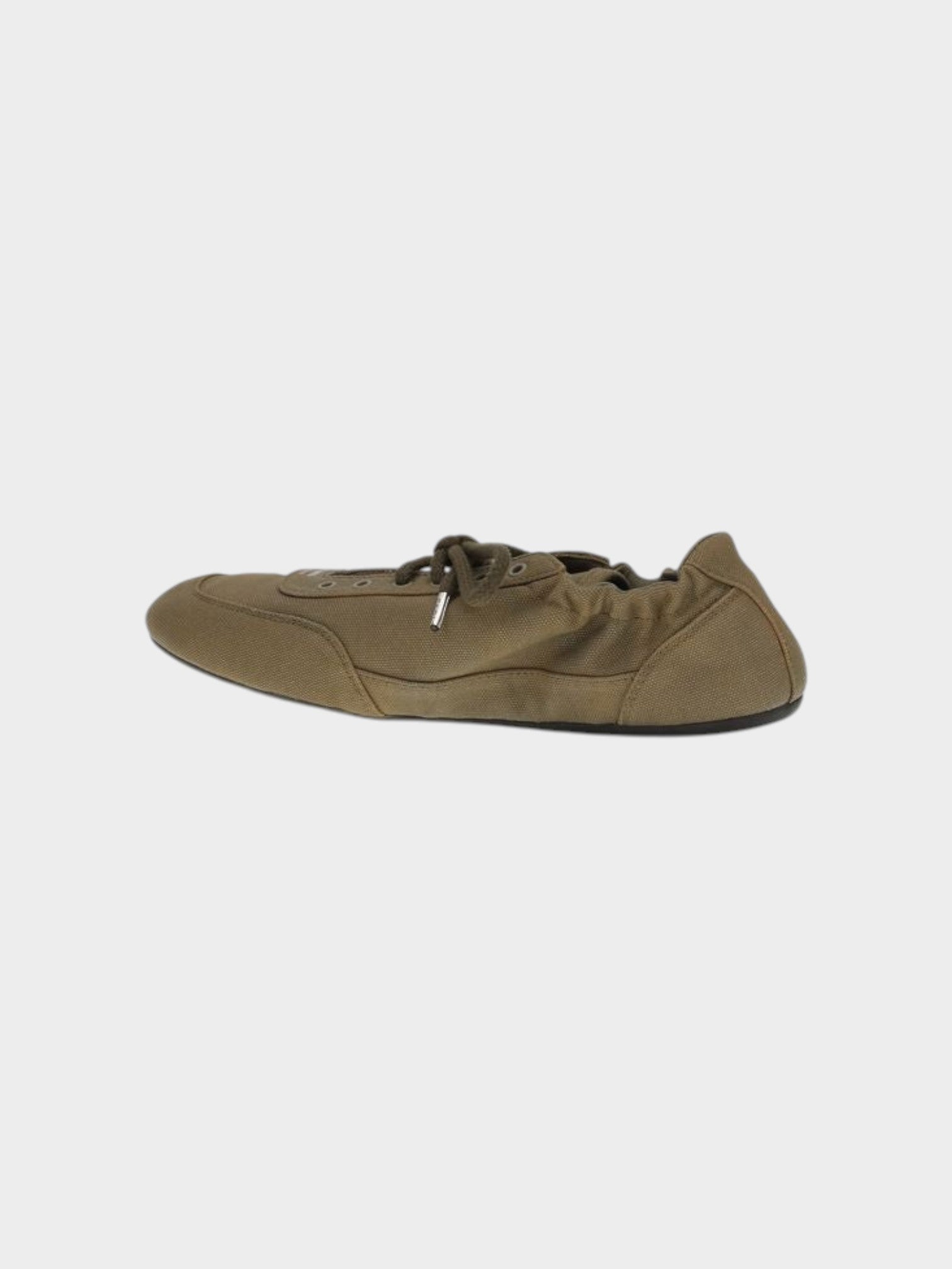 Prada Bicolor Cotton Athletic Sneakers-thumbmail-3