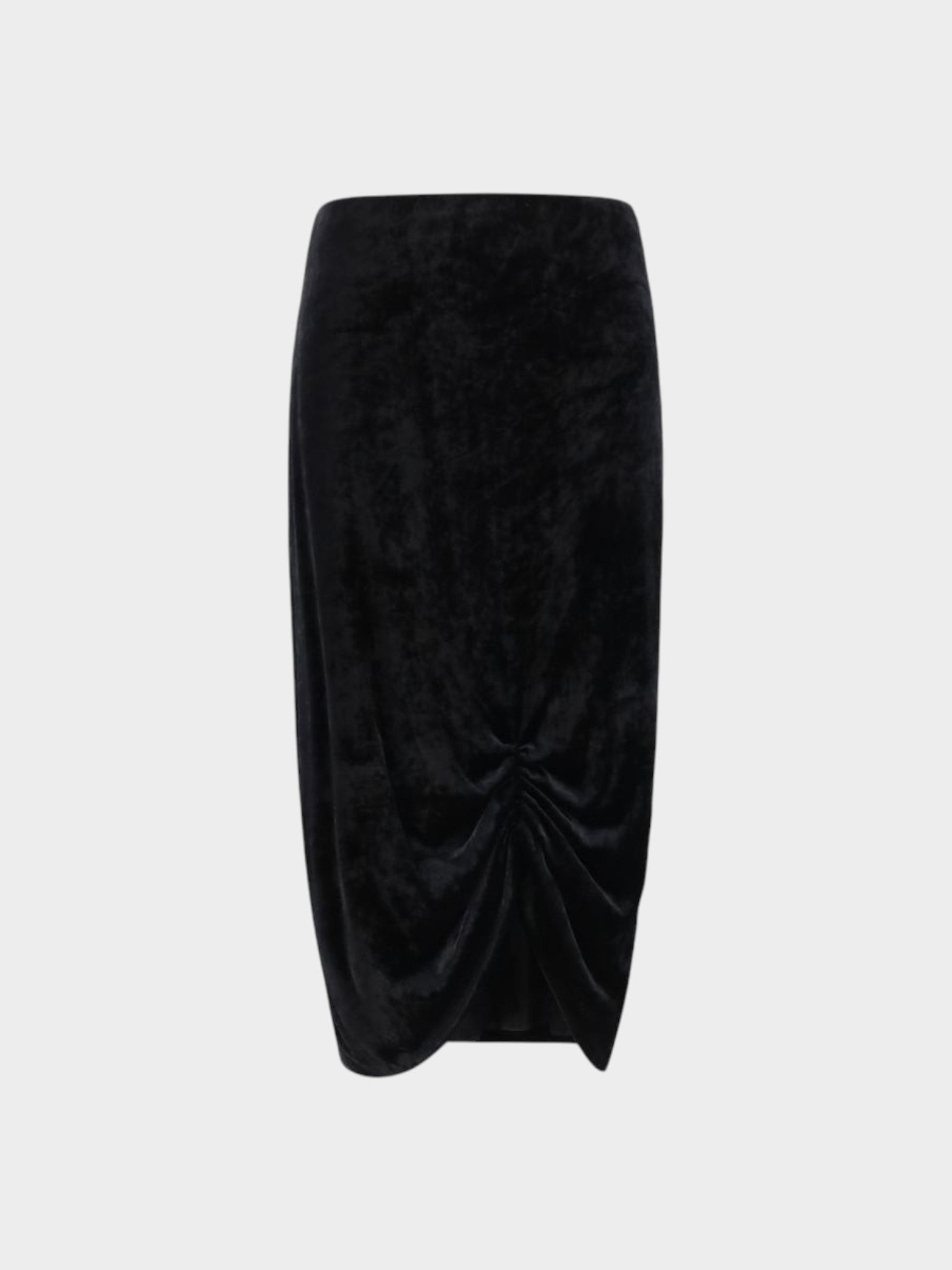 Valentino Black Viscose Long Skirt