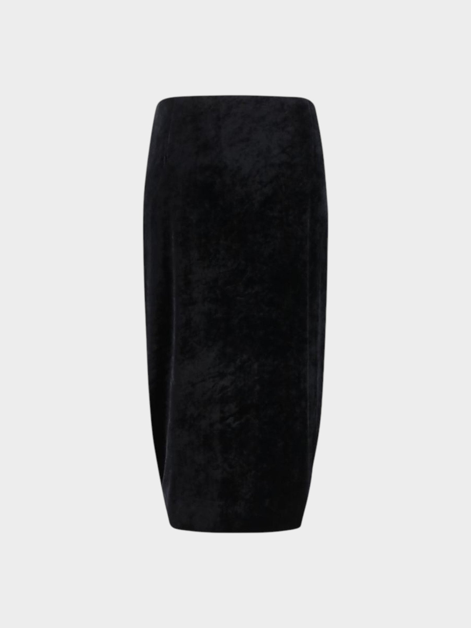 Valentino Black Viscose Long Skirt-thumbmail-2