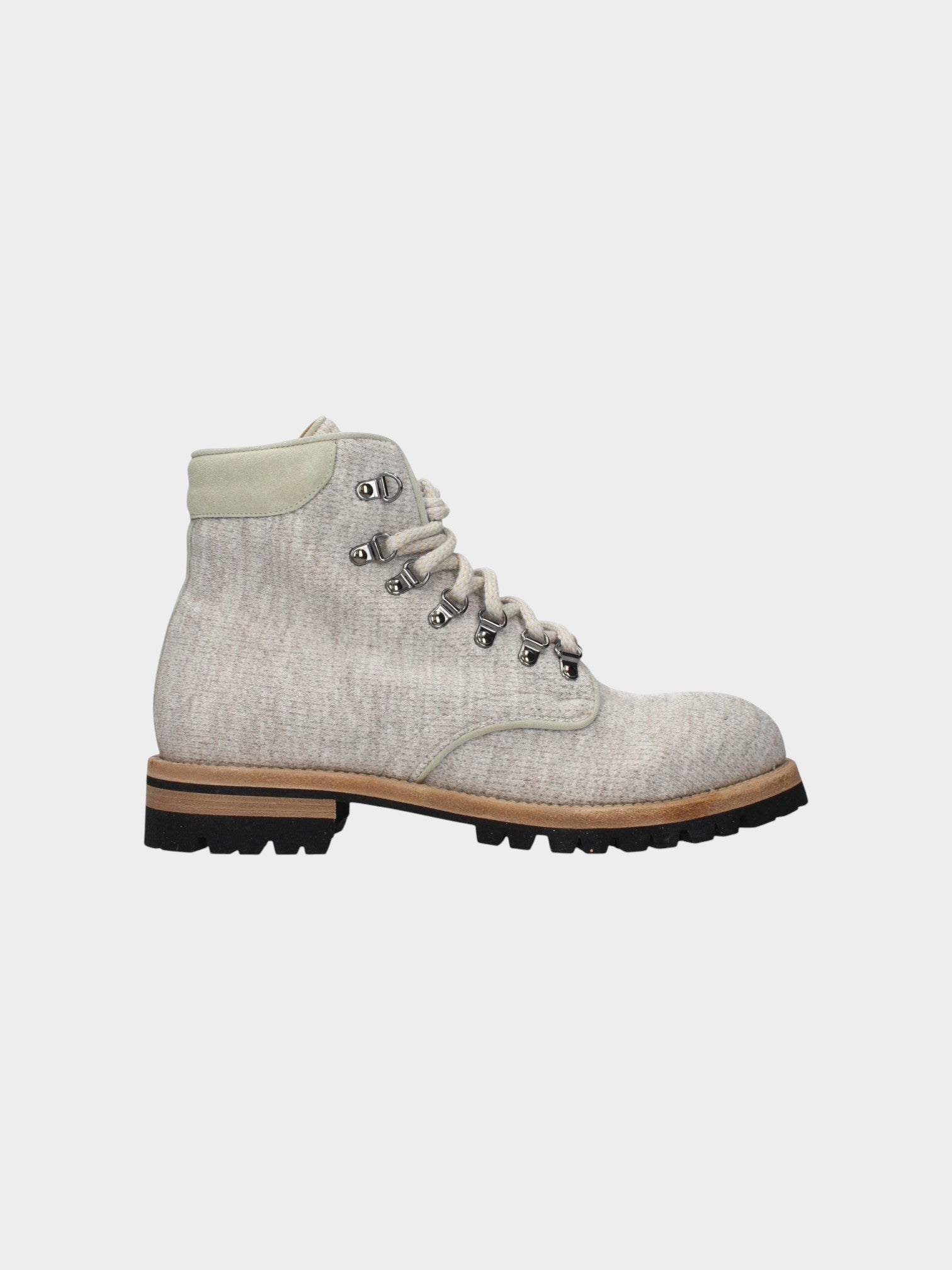 Eleventy Beige Fabric Ankle Boots