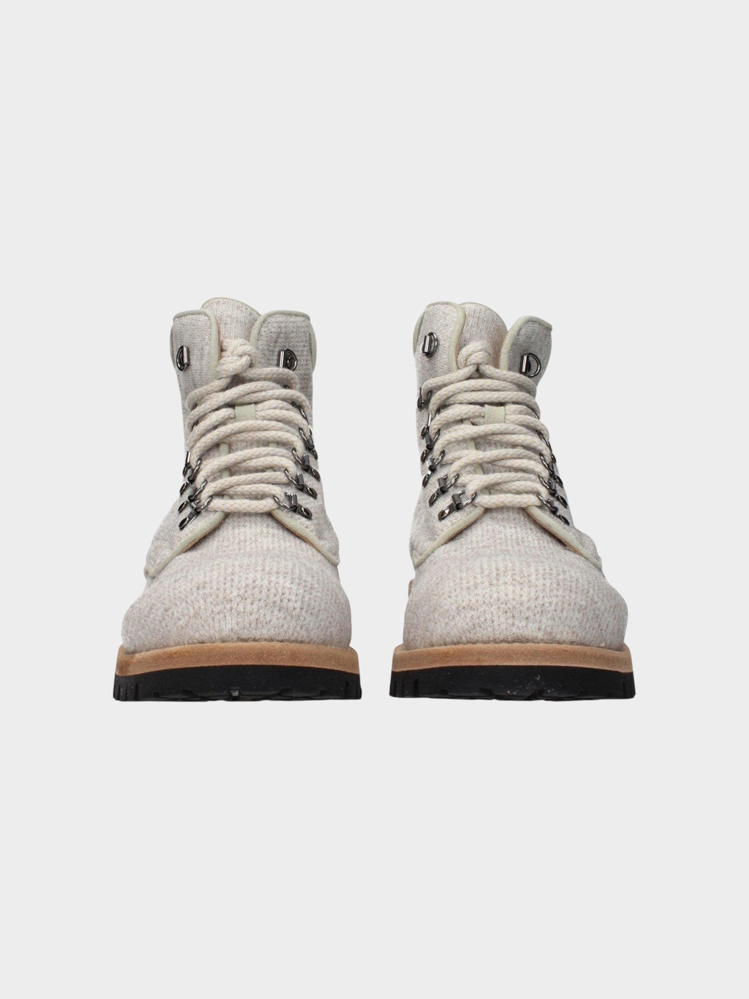 Eleventy Beige Fabric Ankle Boots-thumbmail-3