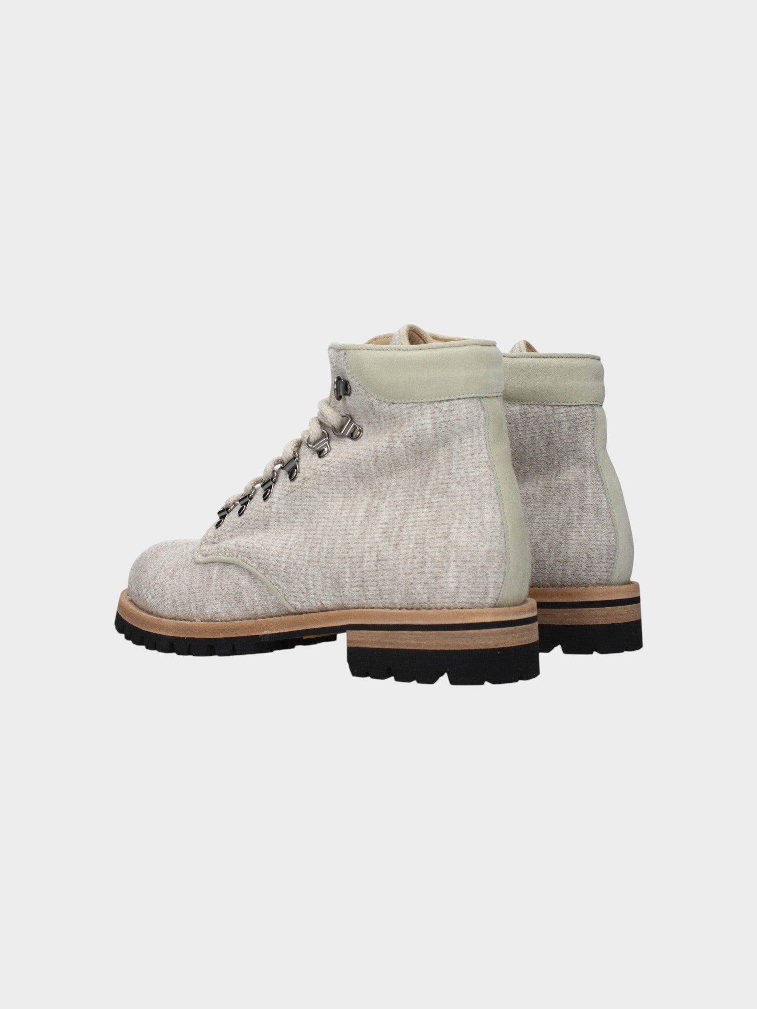 Eleventy Beige Fabric Ankle Boots-thumbmail-4