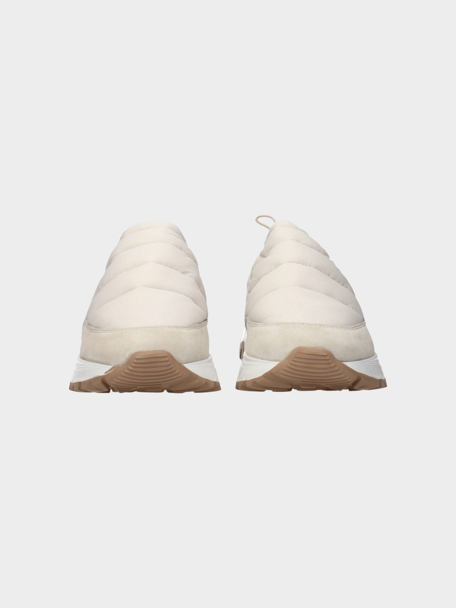 Eleventy Beige Fabric Chunky Sneakers-thumbmail-3