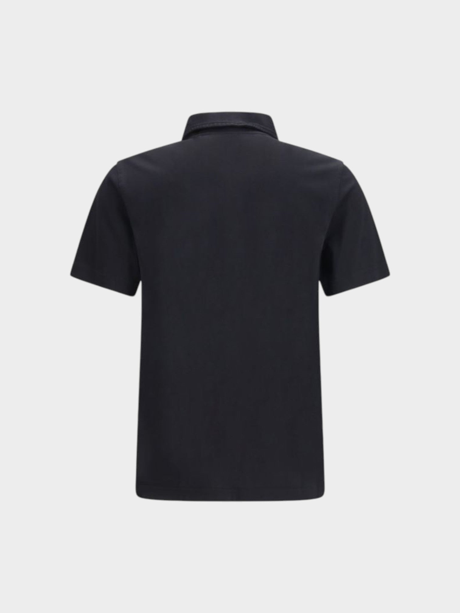 Burberry Blue Cotton Polo Shirt-thumbmail-2
