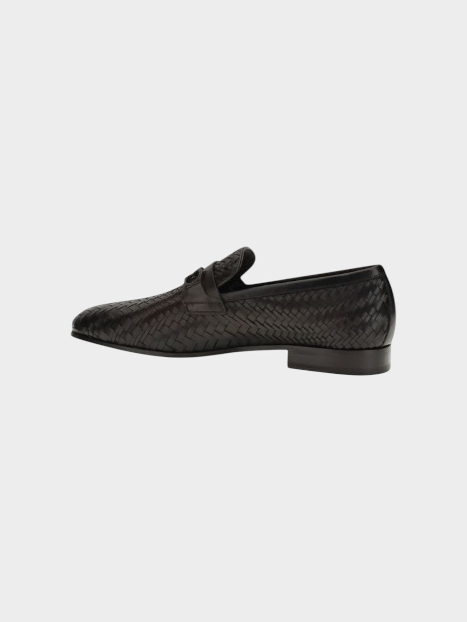 Ferragamo Brown Calf Leather Bos Taurus Slip-On Loafers-thumbmail-3