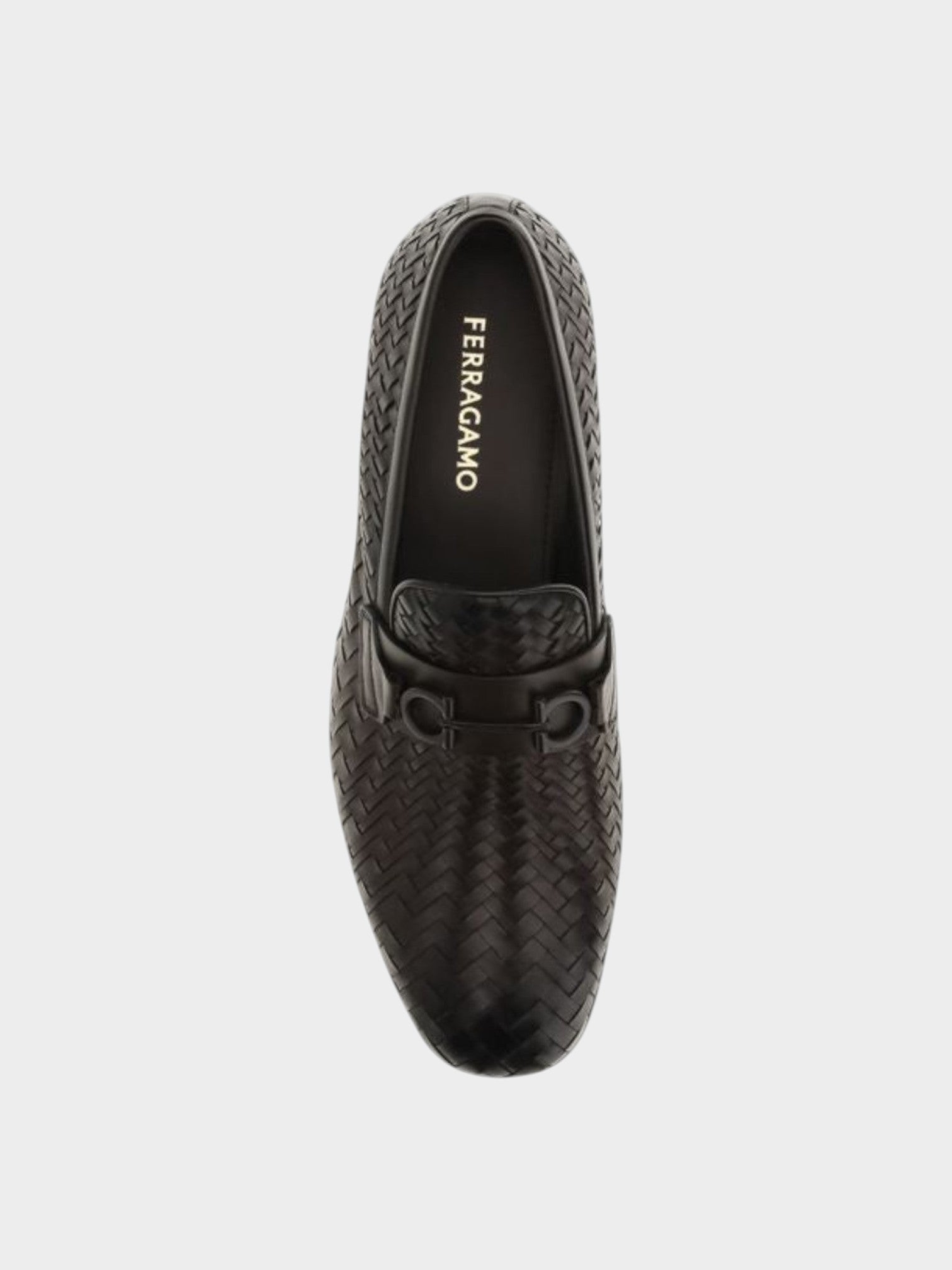 Ferragamo Brown Calf Leather Bos Taurus Slip-On Loafers-thumbmail-4