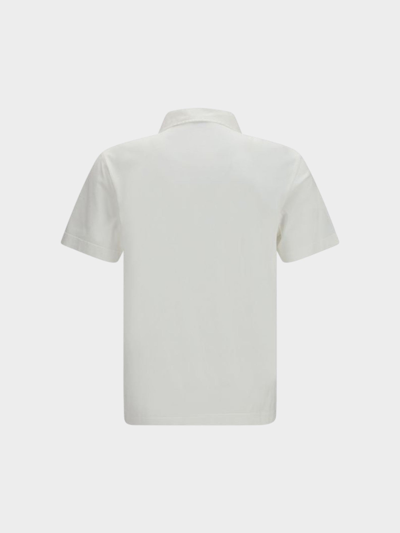 Burberry White Cotton Polo Shirt-thumbmail-2