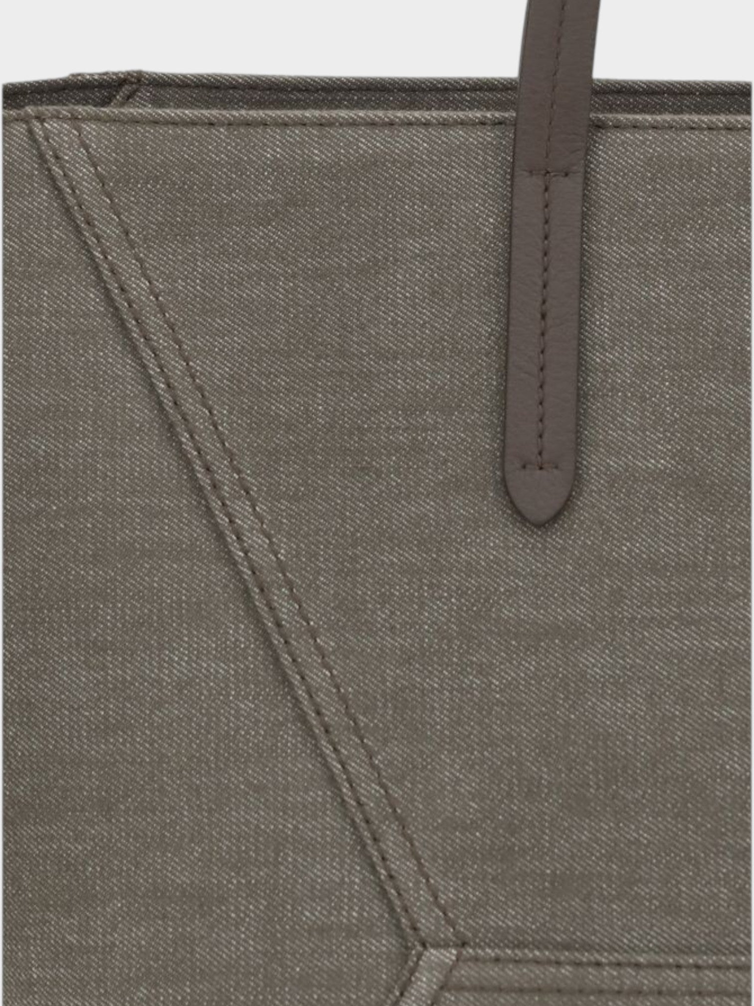 Brunello Cucinelli Brown Cotton Shoulder Bag-thumbmail-4