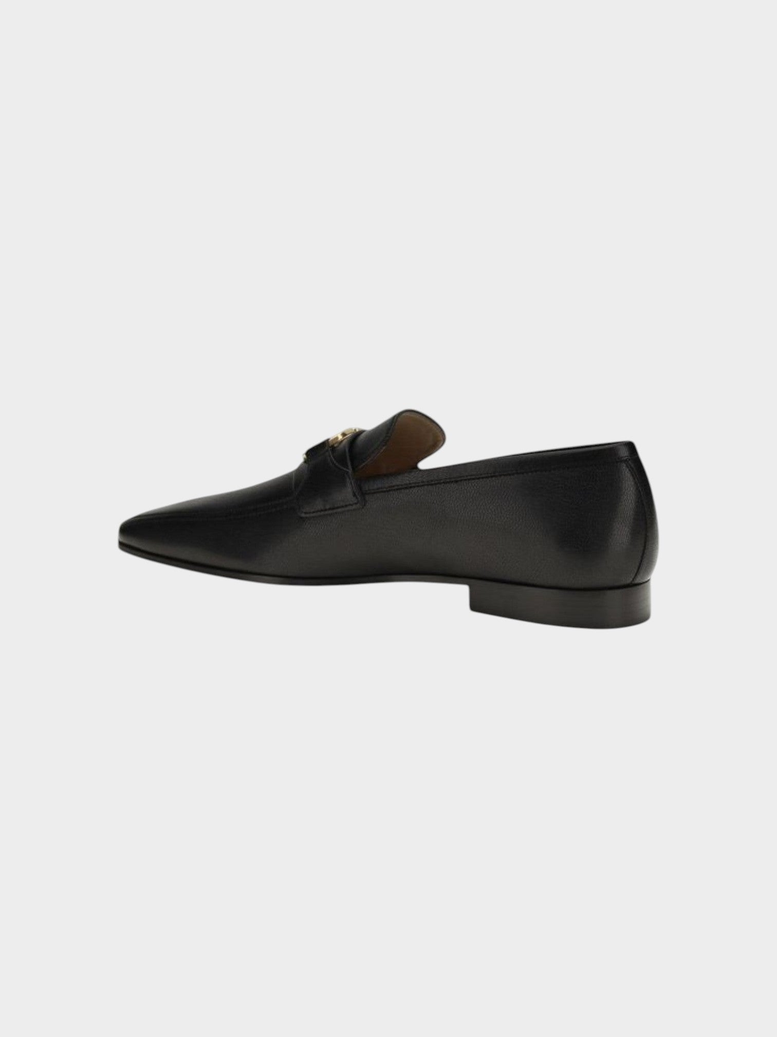 Valentino Garavani Black Goatskin Slip-On Loafers-thumbmail-3