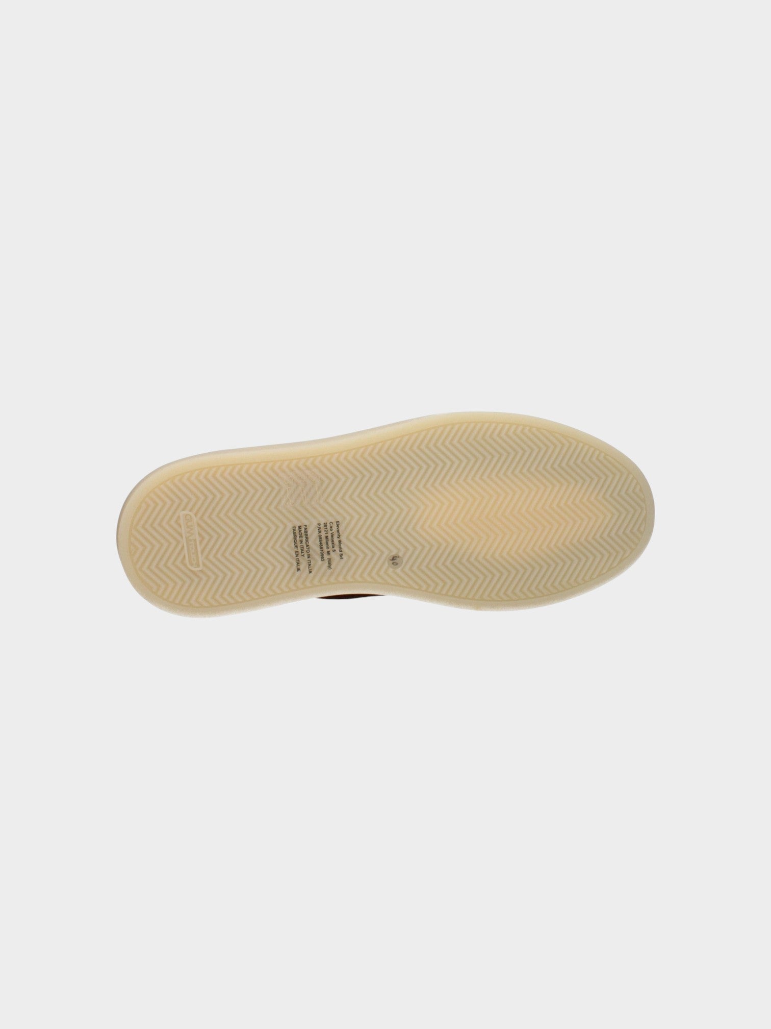 Eleventy Brown Leather Low Top Sneakers-thumbmail-5