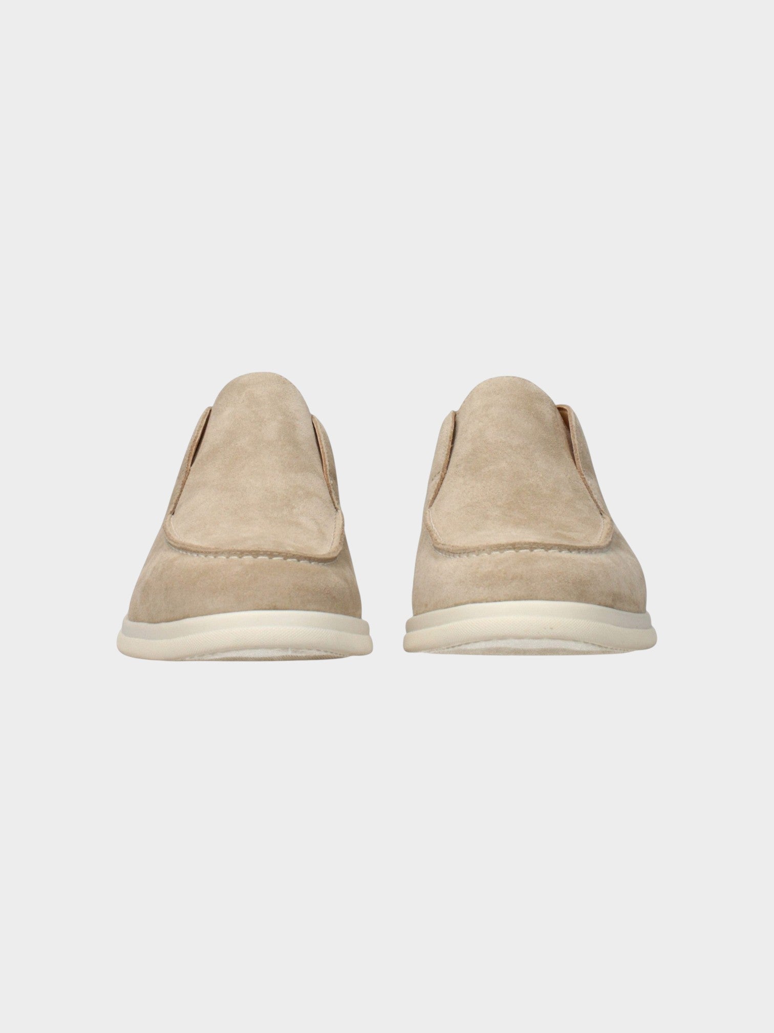 Eleventy Beige Leather Ankle Boots-thumbmail-3