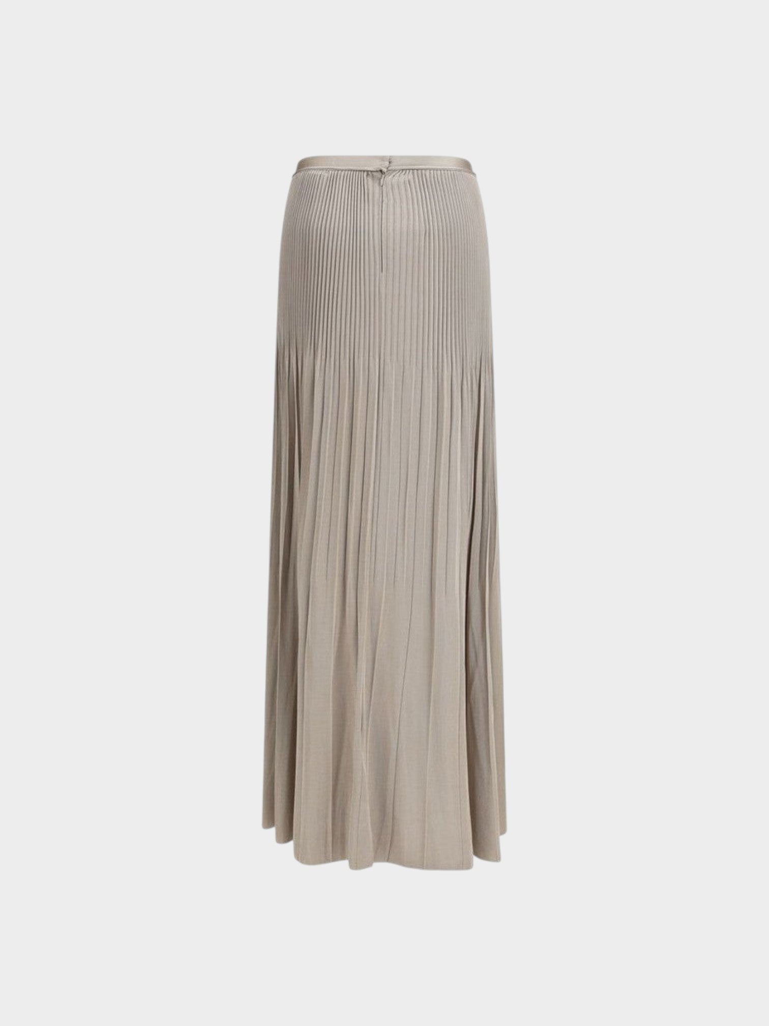 Giorgio Armani Gray Viscose Midi Skirt-thumbmail-2
