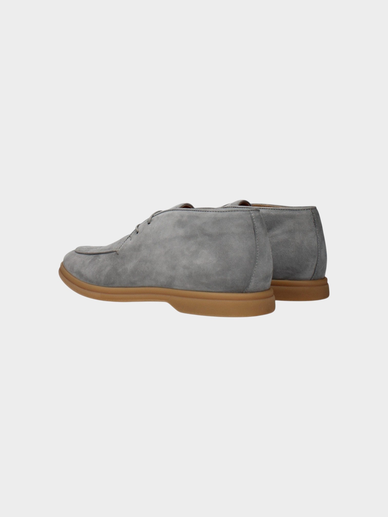 Eleventy Gray Leather Oxfords And Derbies-thumbmail-4