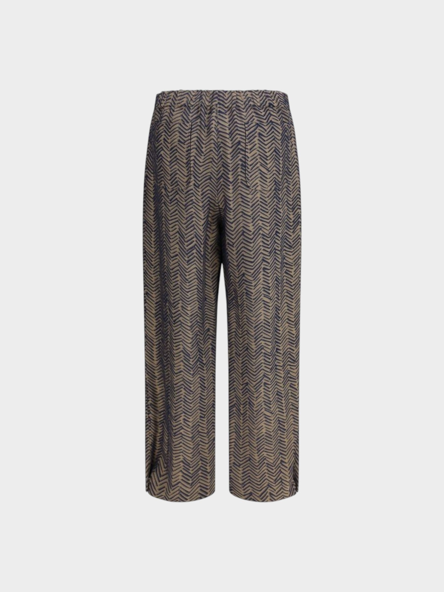 Giorgio Armani Brown Viscose Casual Pants-thumbmail-2