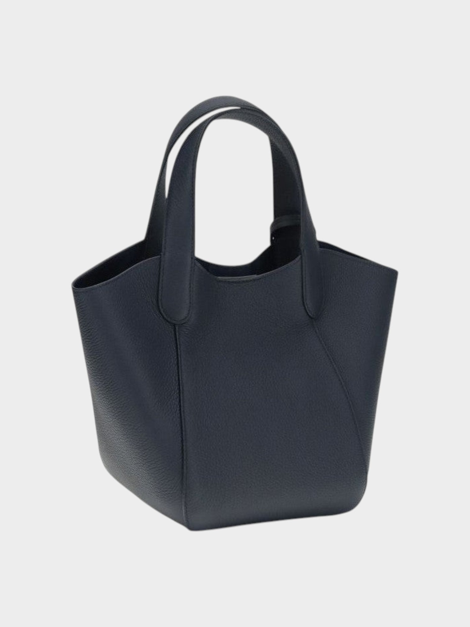 Giorgio Armani Blue Calf Leather Bos Taurus Handbag-thumbmail-3