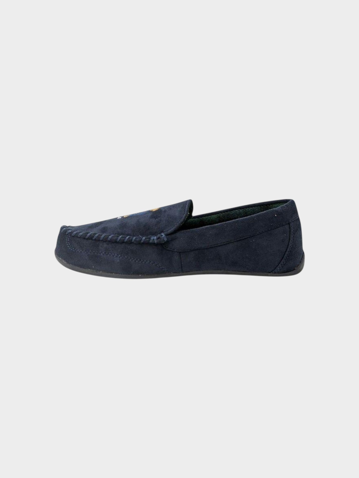 Ralph Lauren Blue Faux Fur Slippers-thumbmail-2