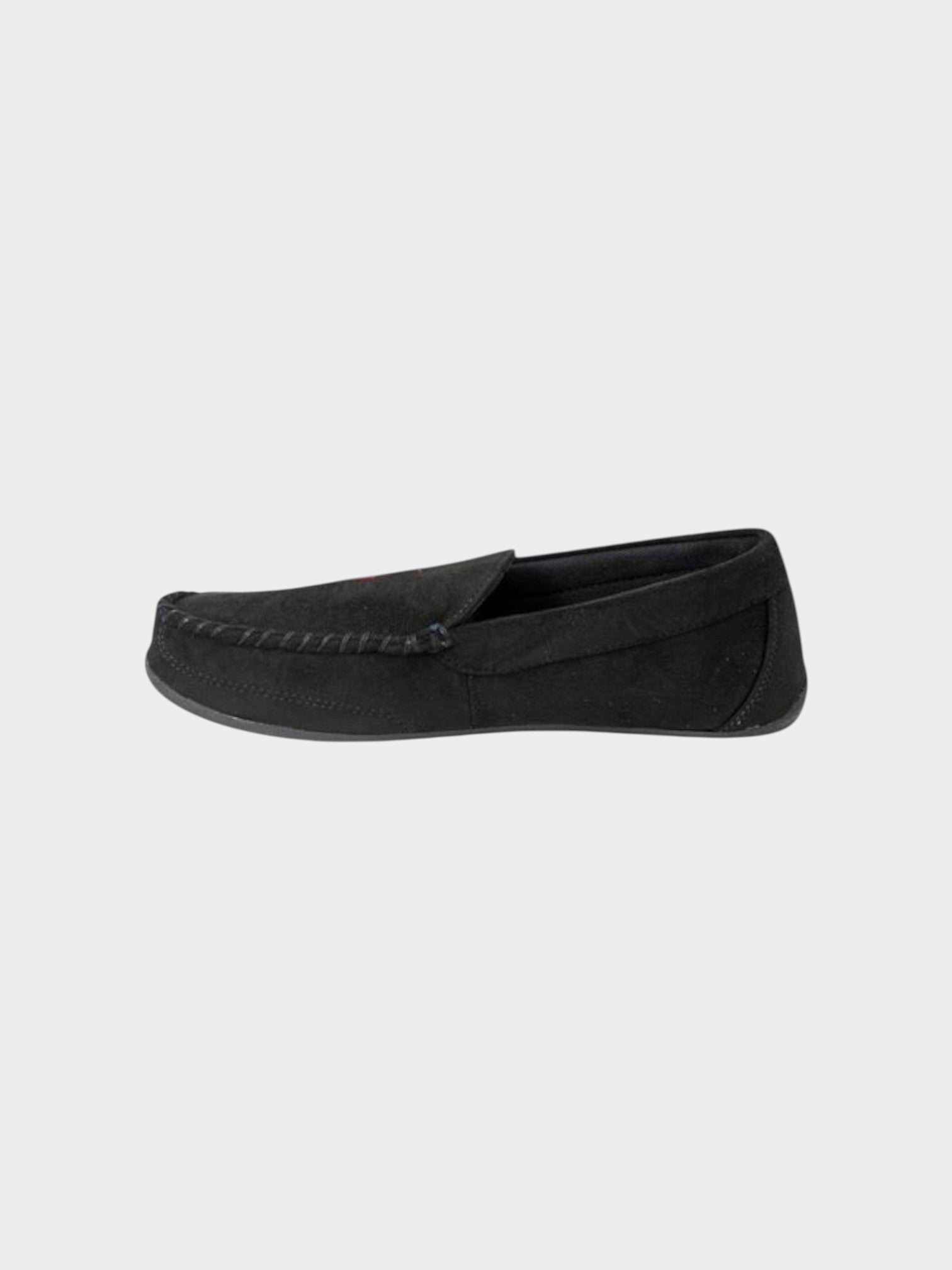 Ralph Lauren Black Faux Fur Slippers-thumbmail-2