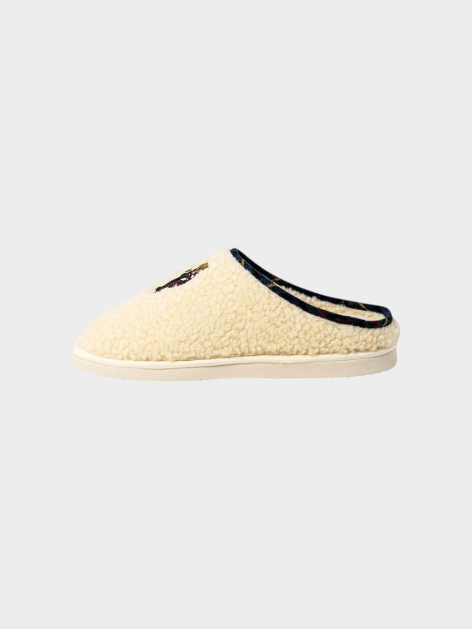 Ralph Lauren Beige Cotton Slippers-thumbmail-2