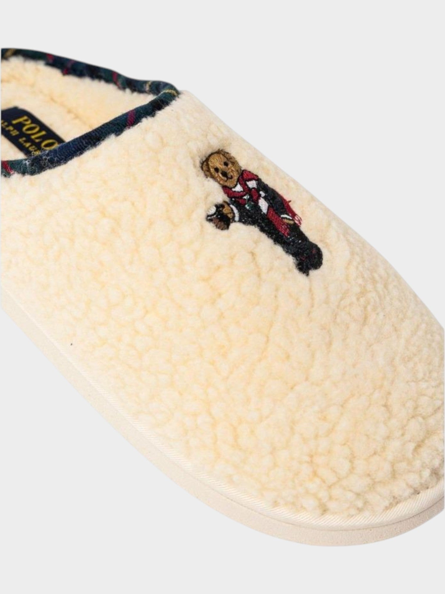 Ralph Lauren Beige Cotton Slippers-thumbmail-3