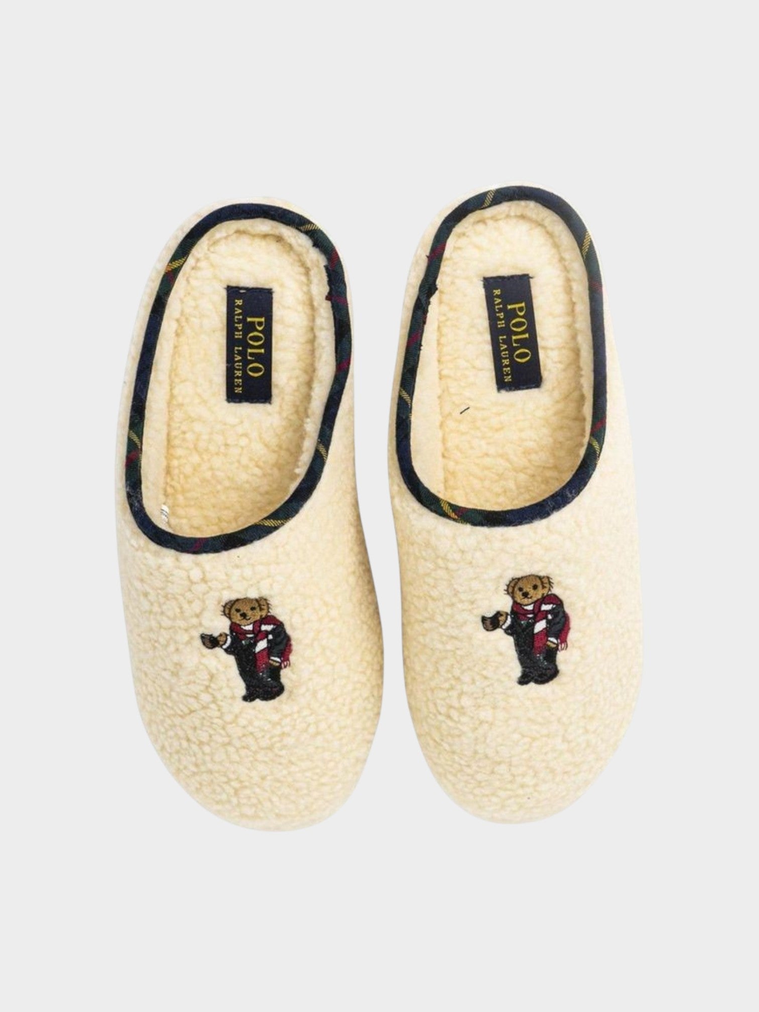 Ralph Lauren Beige Cotton Slippers-thumbmail-4