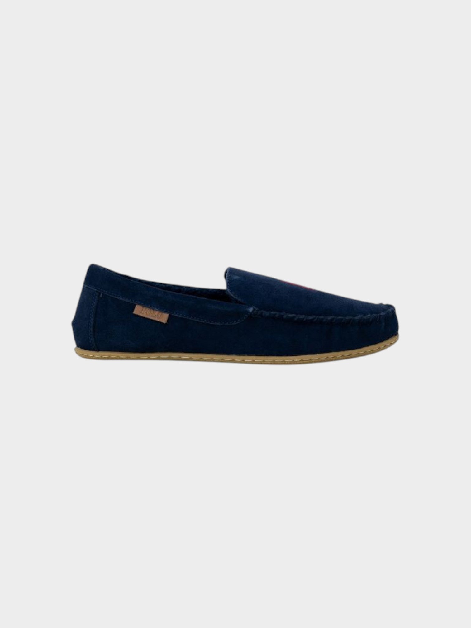 Ralph Lauren Blue Faux Fur Slippers
