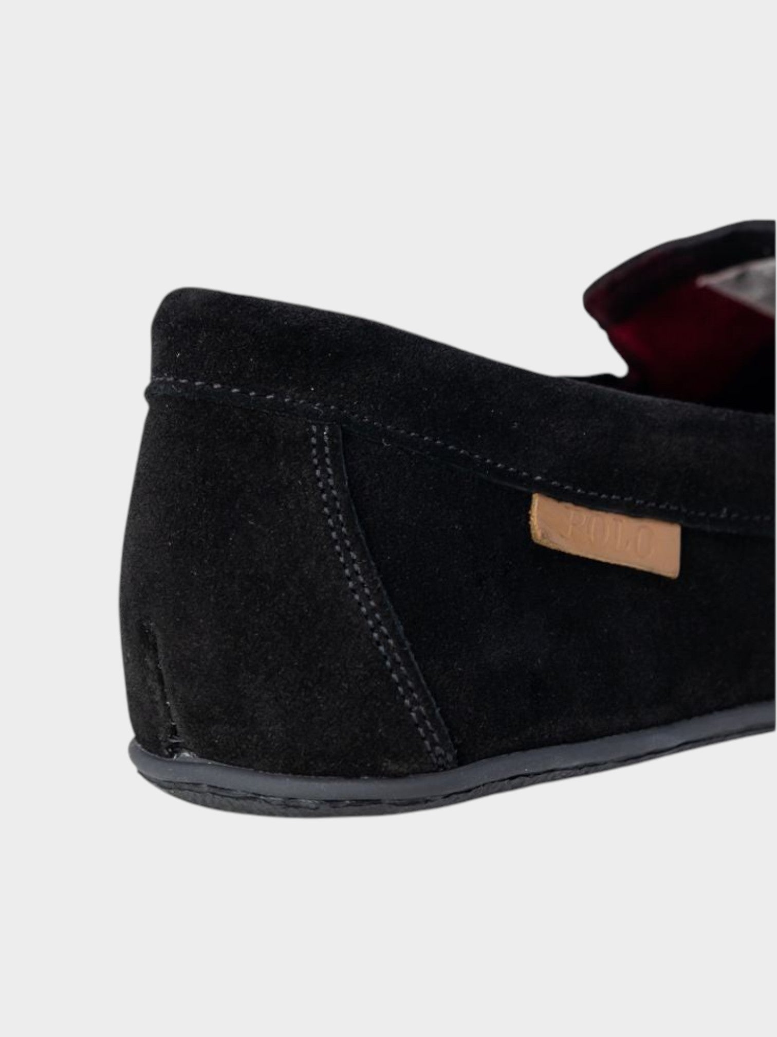 Ralph Lauren Black Faux Fur Slippers-thumbmail-5
