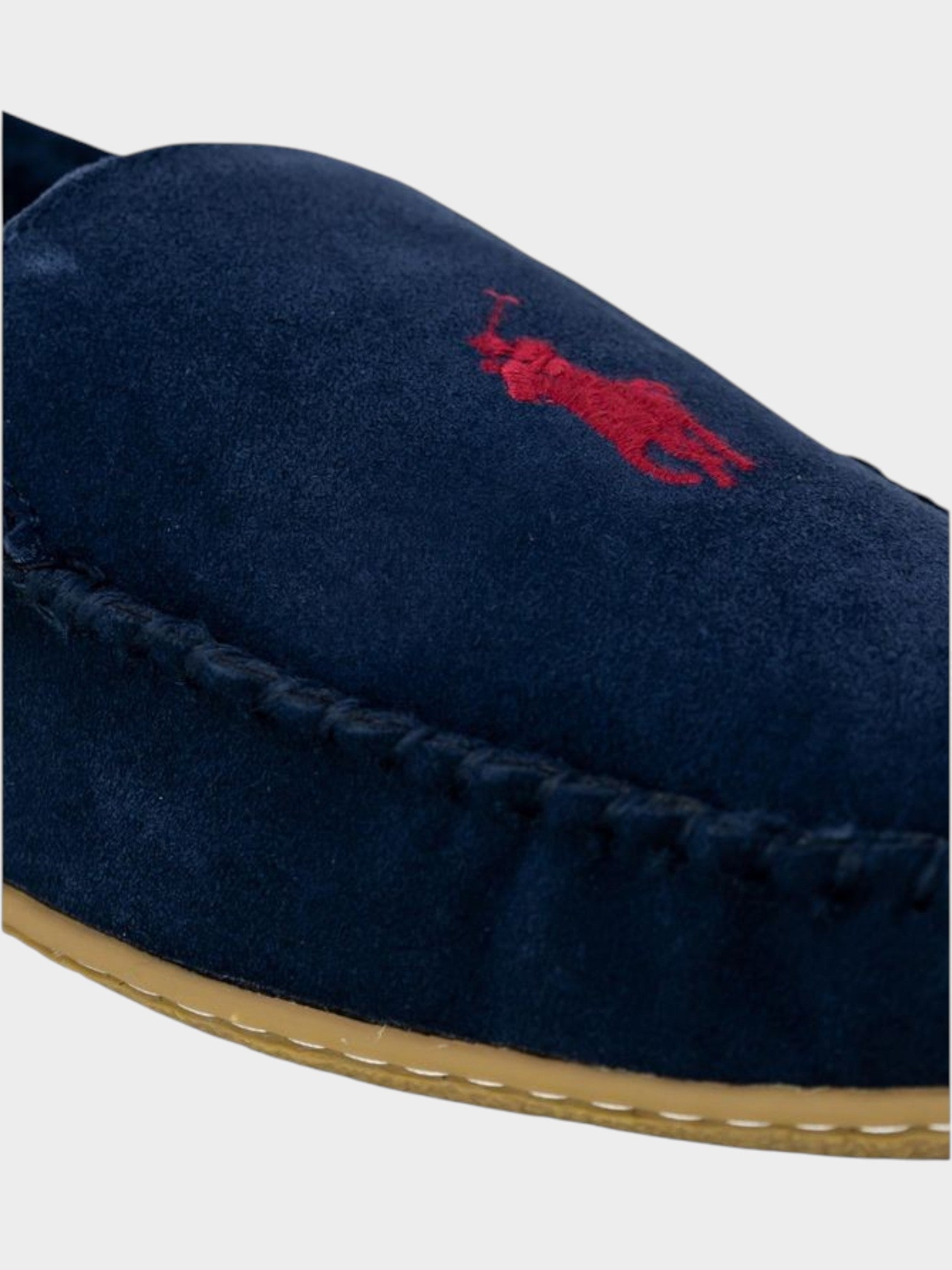 Ralph Lauren Blue Faux Fur Slippers-thumbmail-4