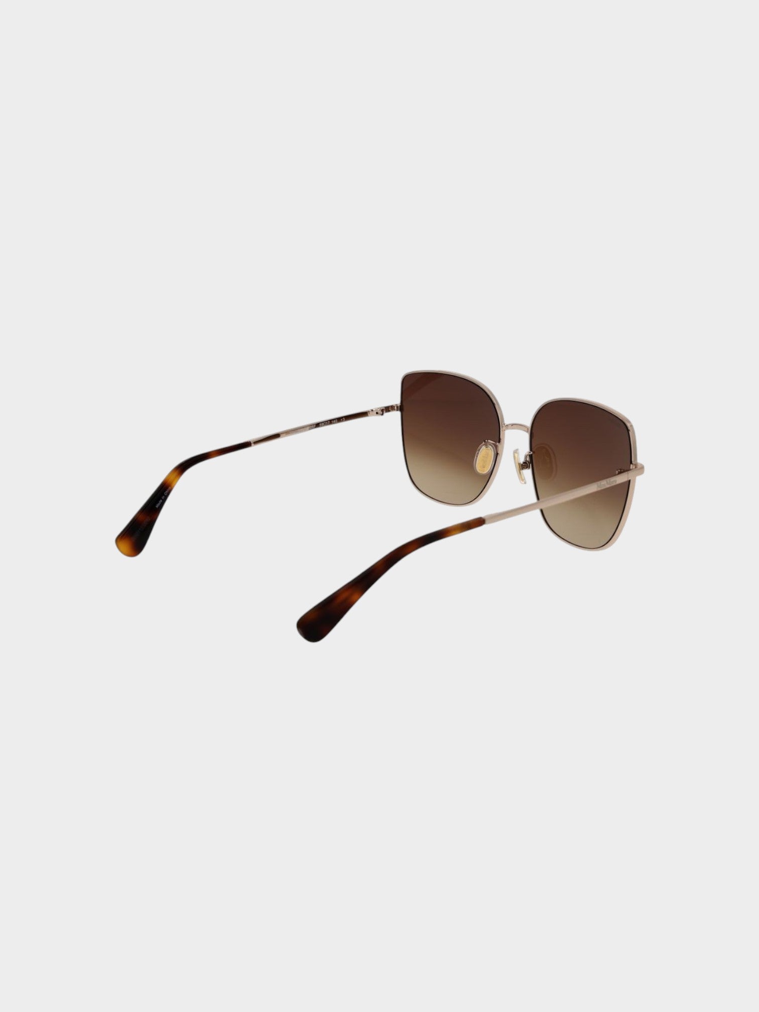 Max Mara Rose Gold Metal Sunglasses-thumbmail-3
