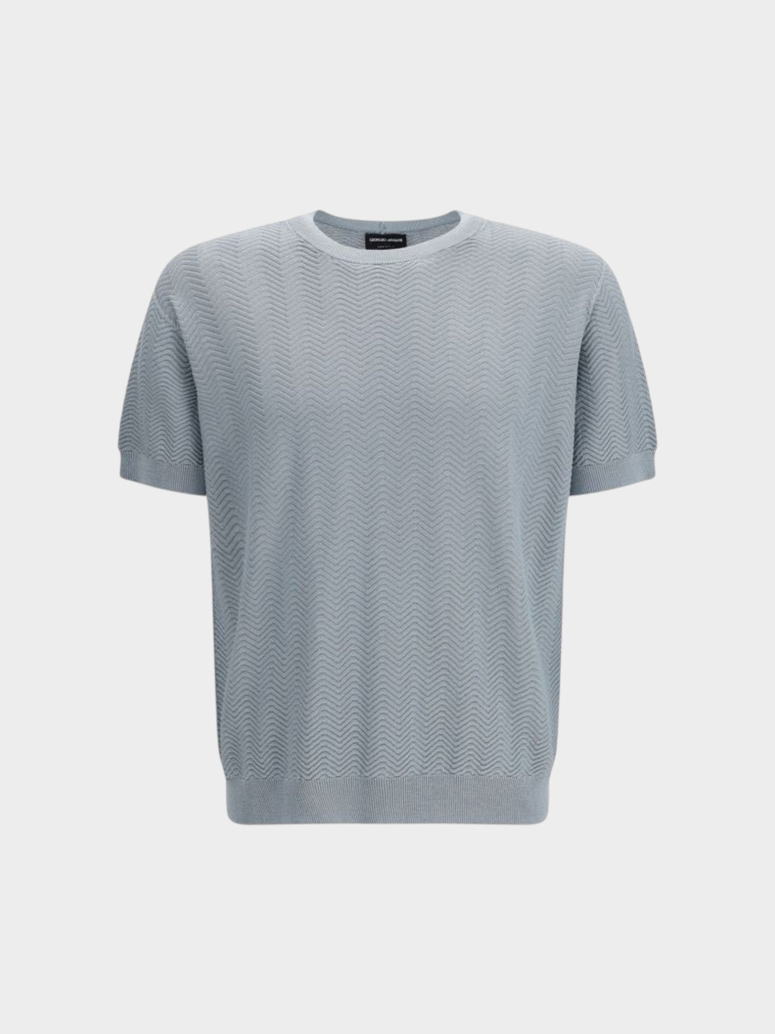 Giorgio Armani Gray Silk Sweatshirt
