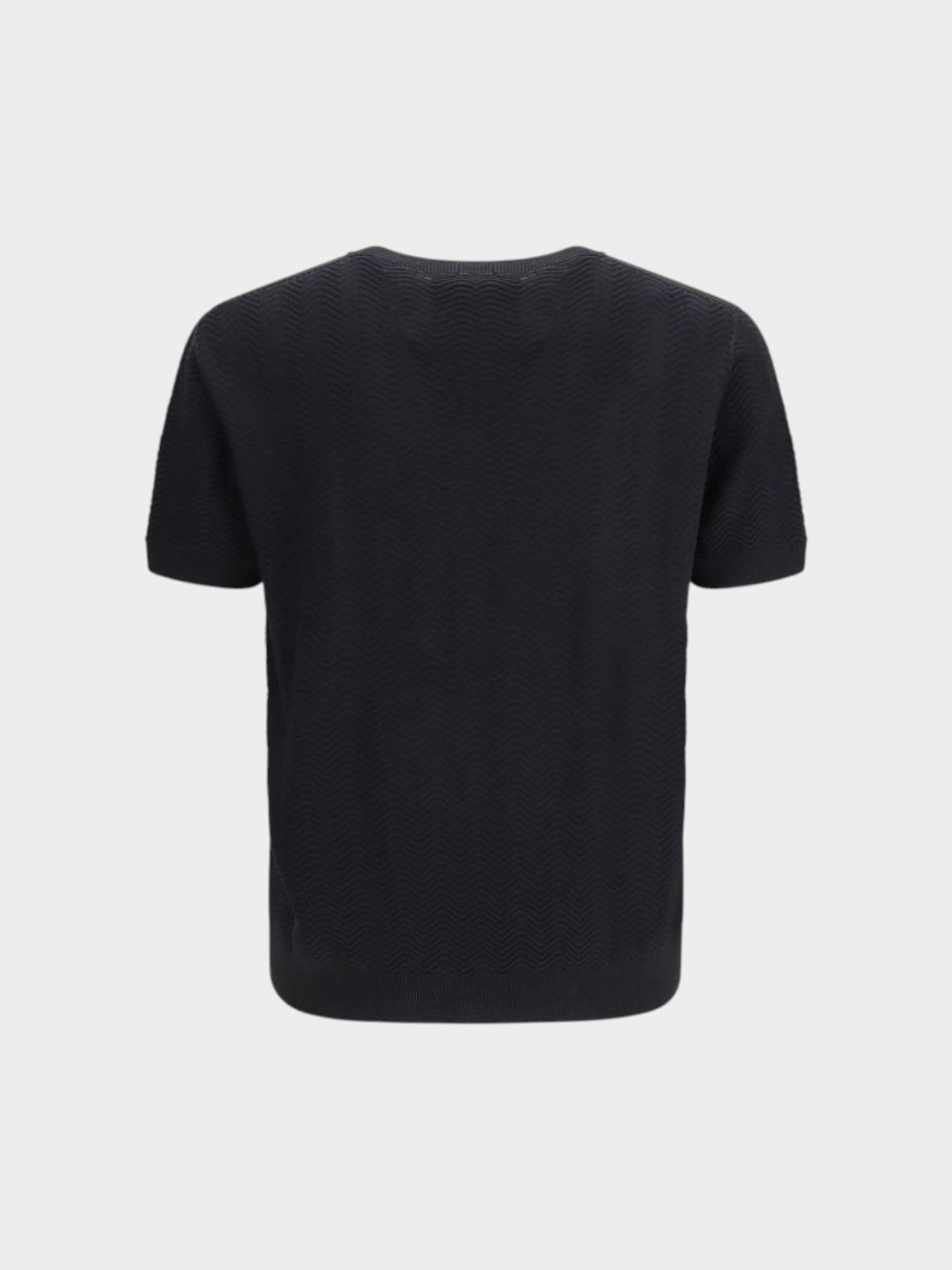 Giorgio Armani Black Silk Sweater-thumbmail-2