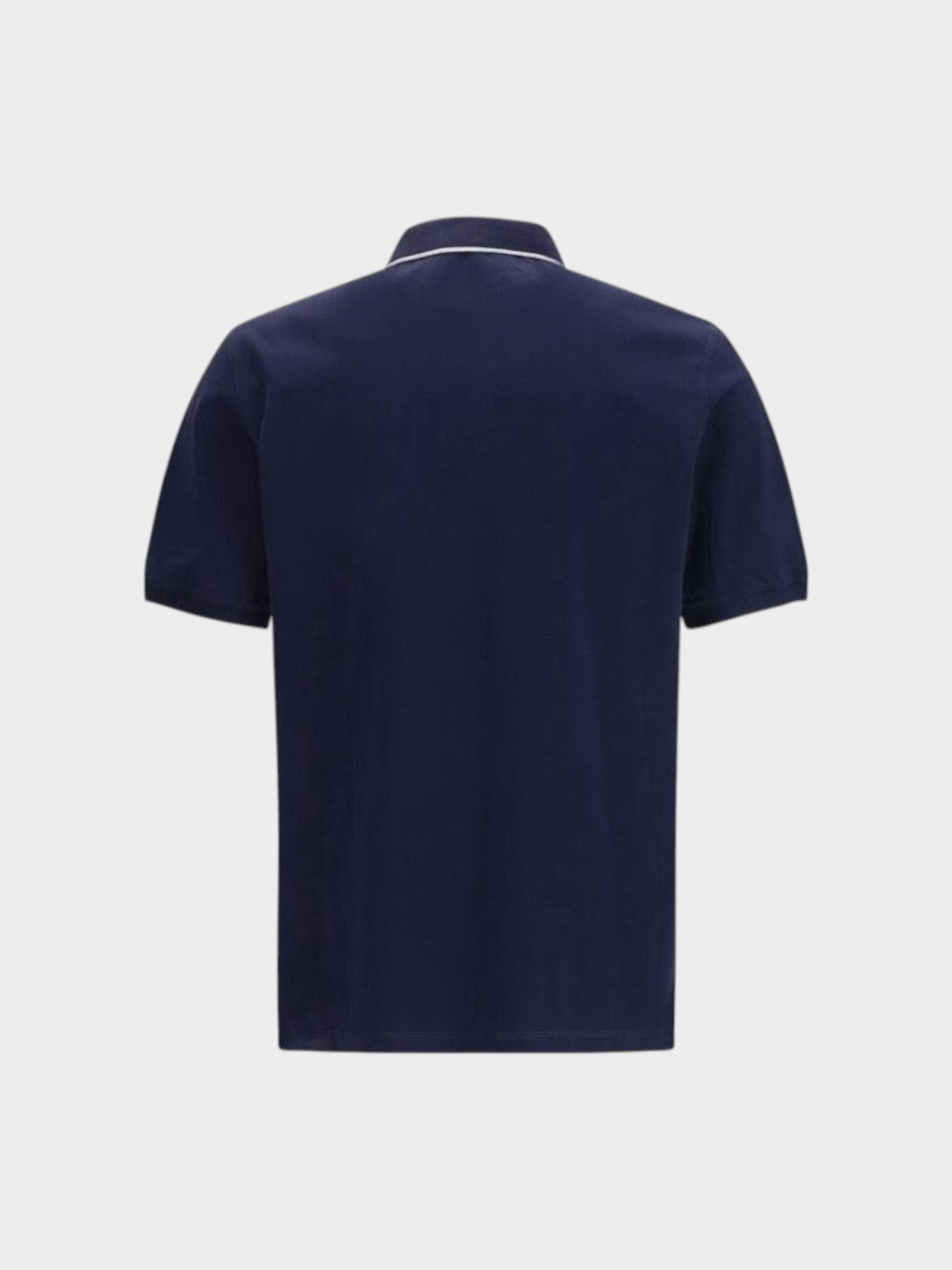 Brunello Cucinelli Blue Cotton Polo Shirt-thumbmail-2