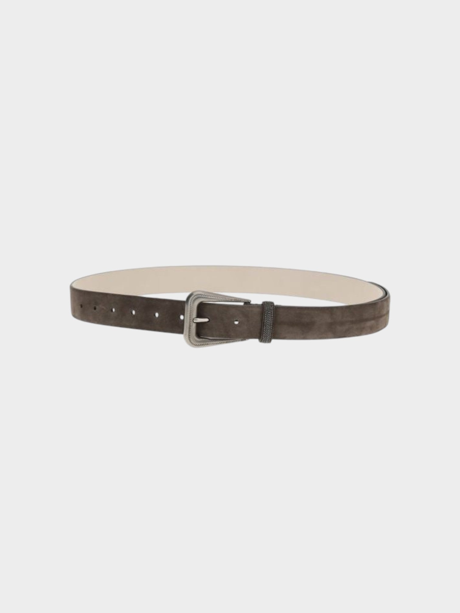 Brunello Cucinelli Brown Calf Leather Bos Taurus Regular Belt-thumbmail-2