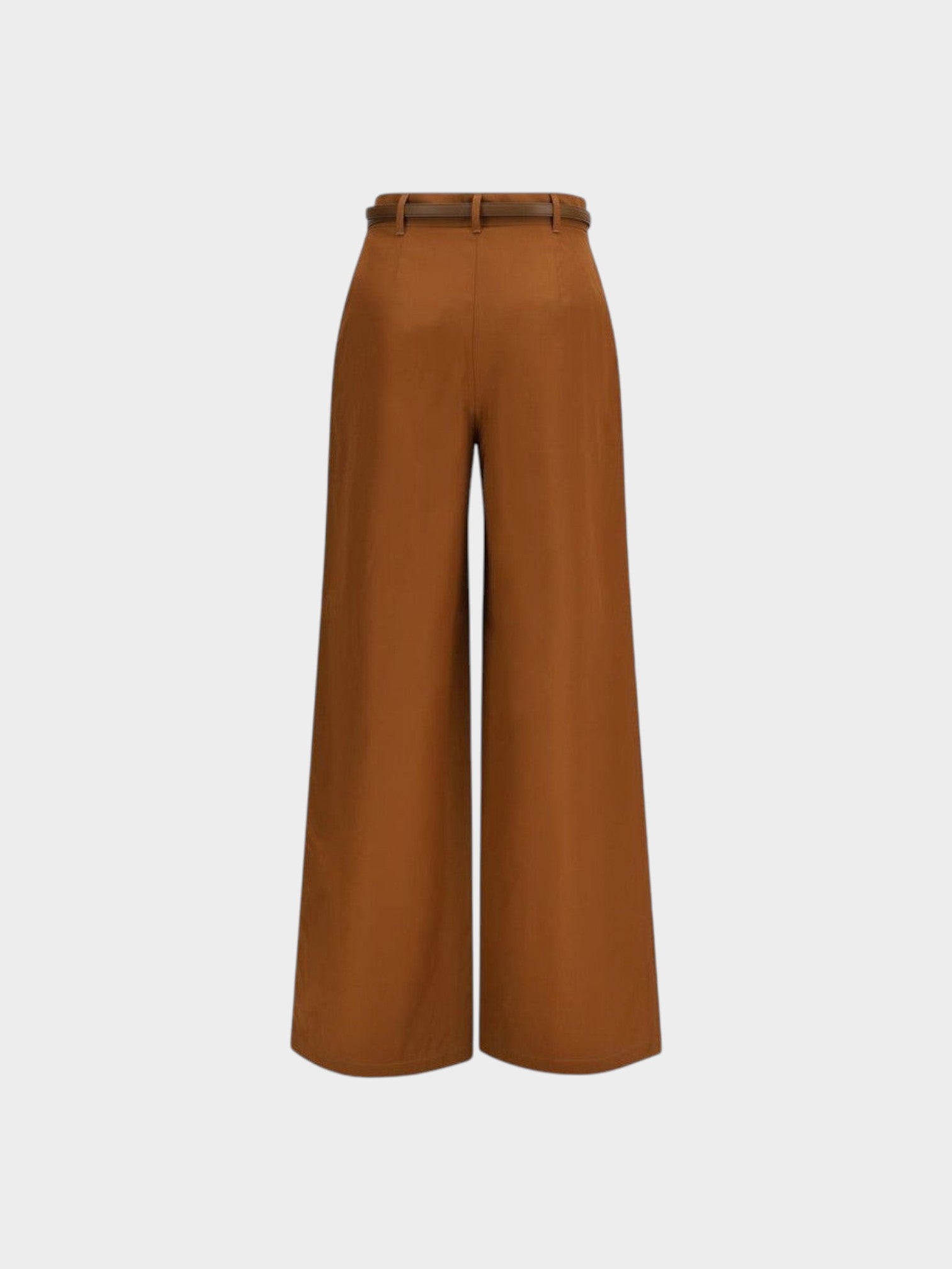 Max Mara Brown Cotton Casual Pants-thumbmail-2