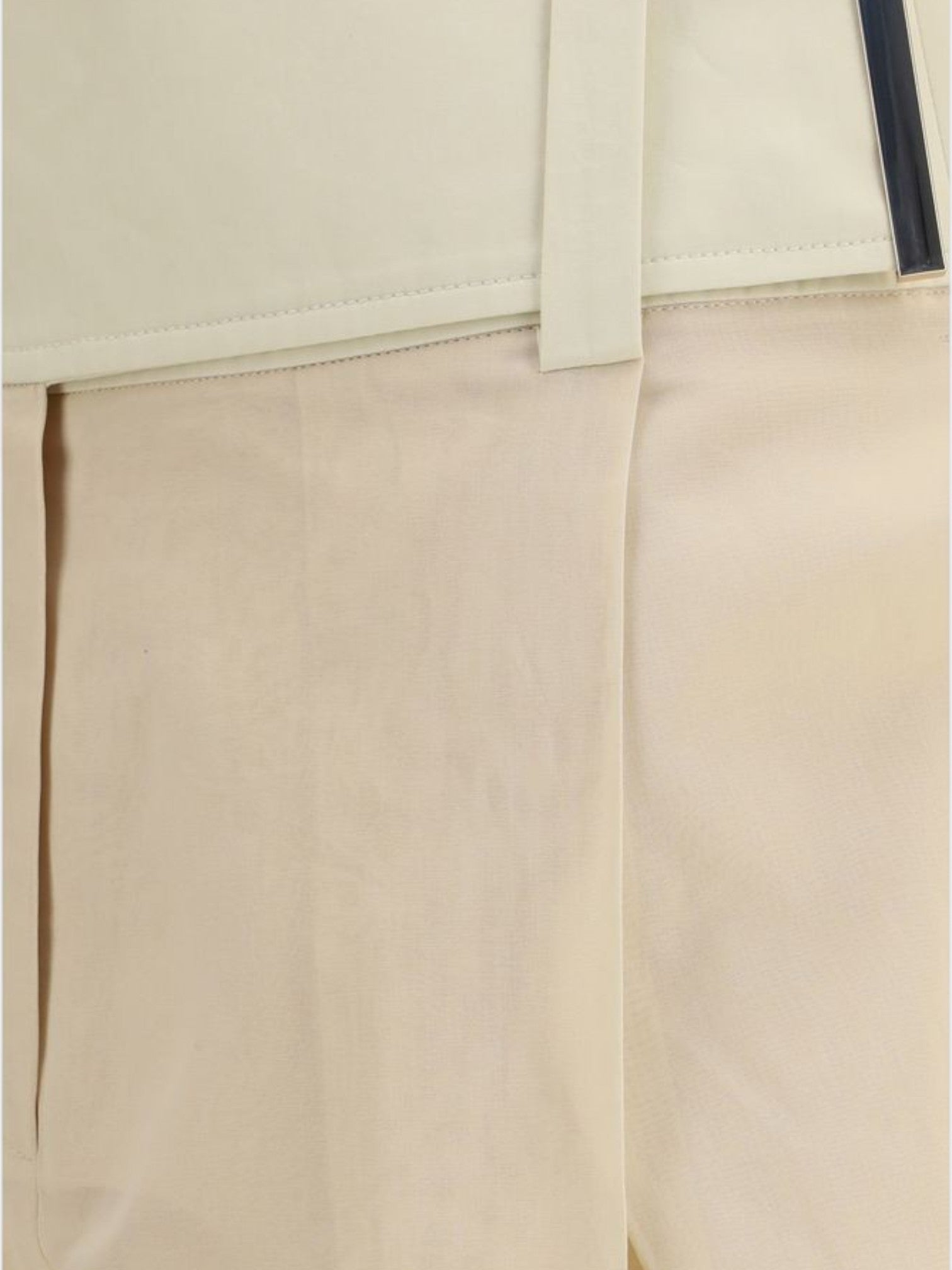 Max Mara Beige Cotton Casual Pants-thumbmail-3