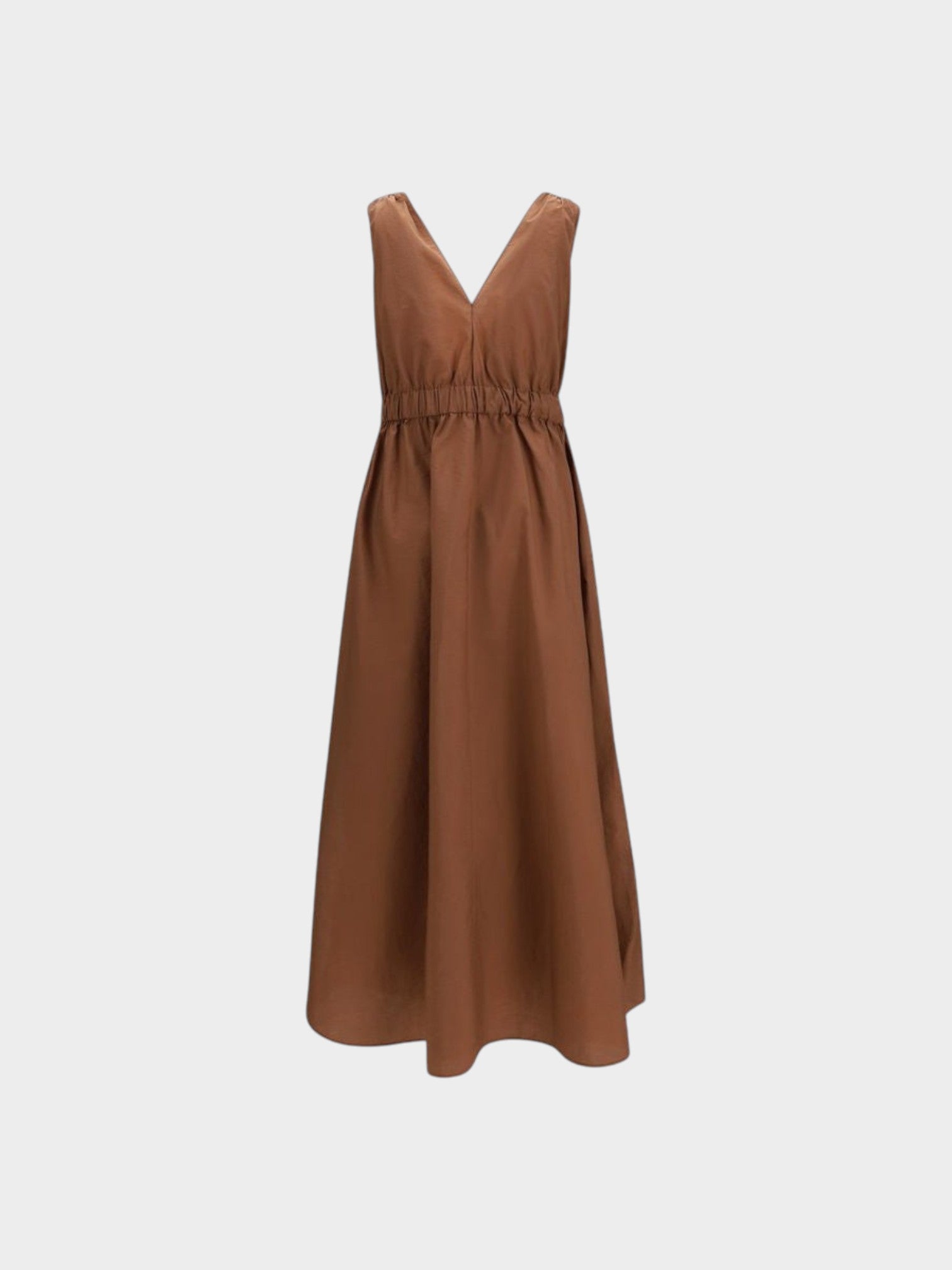 Brunello Cucinelli Brown Polyamide Casual Dress-thumbmail-2