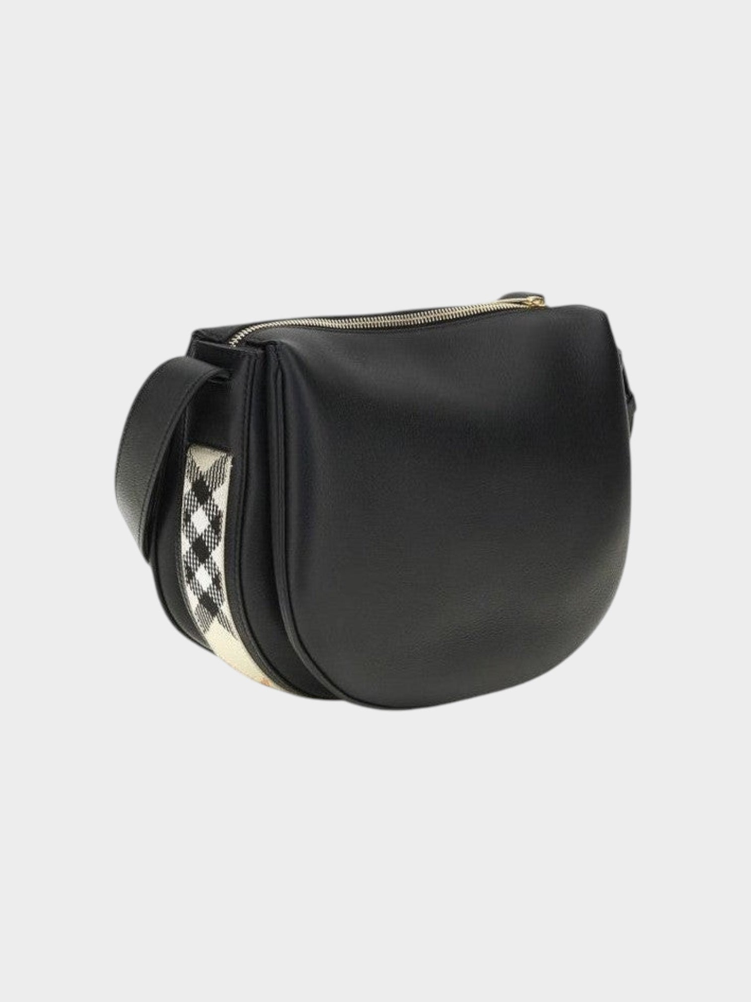Burberry Black Calf Leather Bos Taurus Shoulder Bag-thumbmail-3