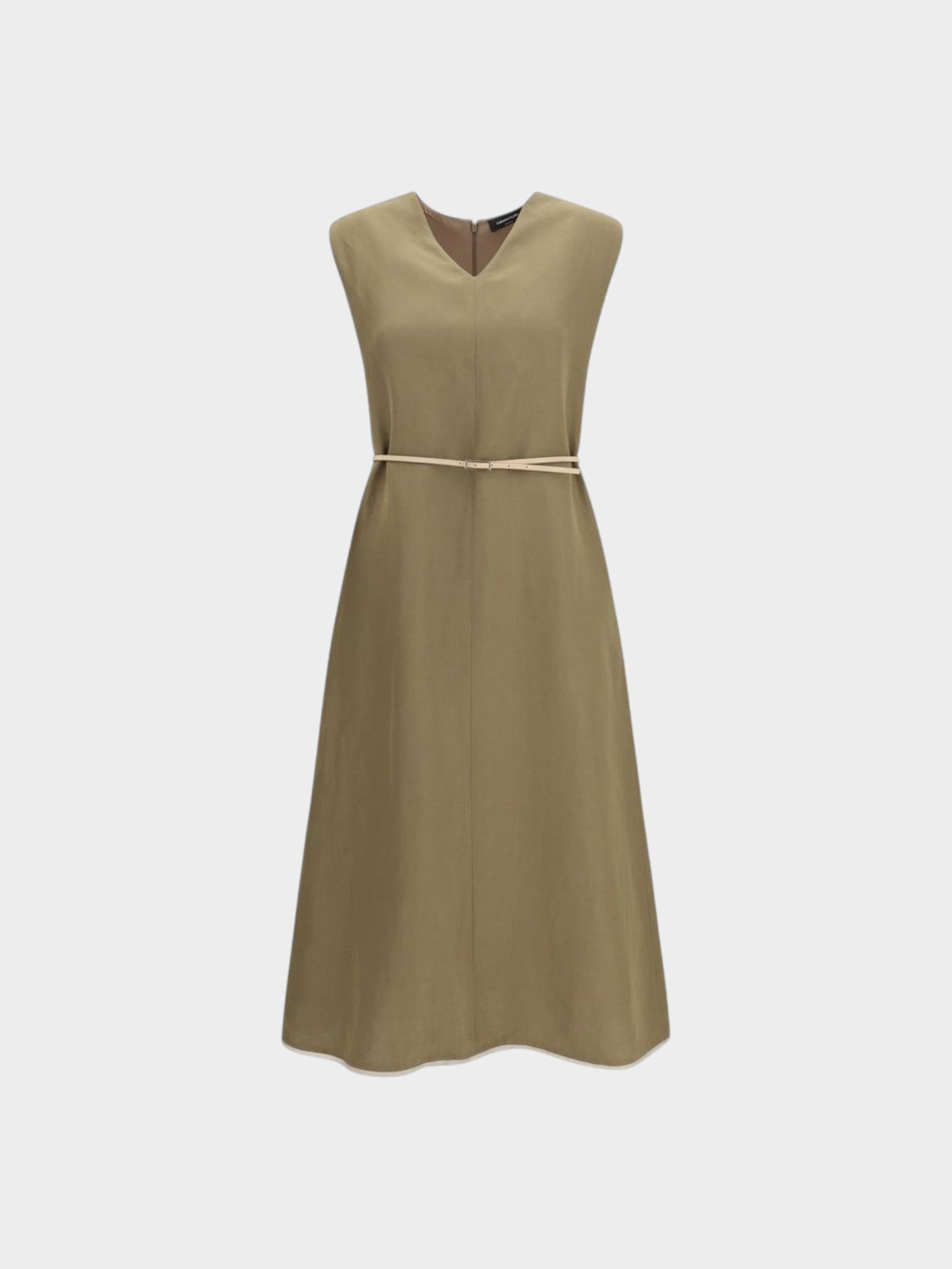 Fabiana Filippi Bicolor Viscose Long Dress