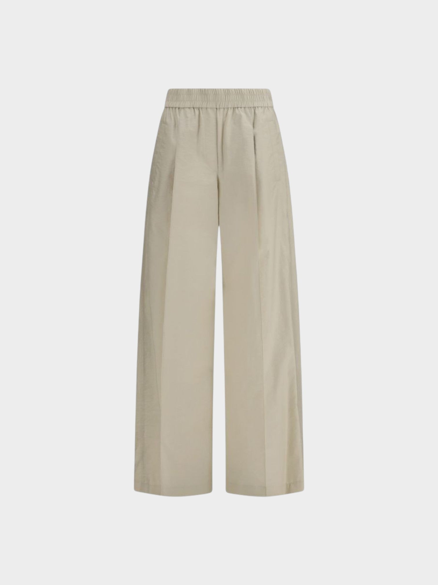 Brunello Cucinelli Beige Cotton Casual Pants