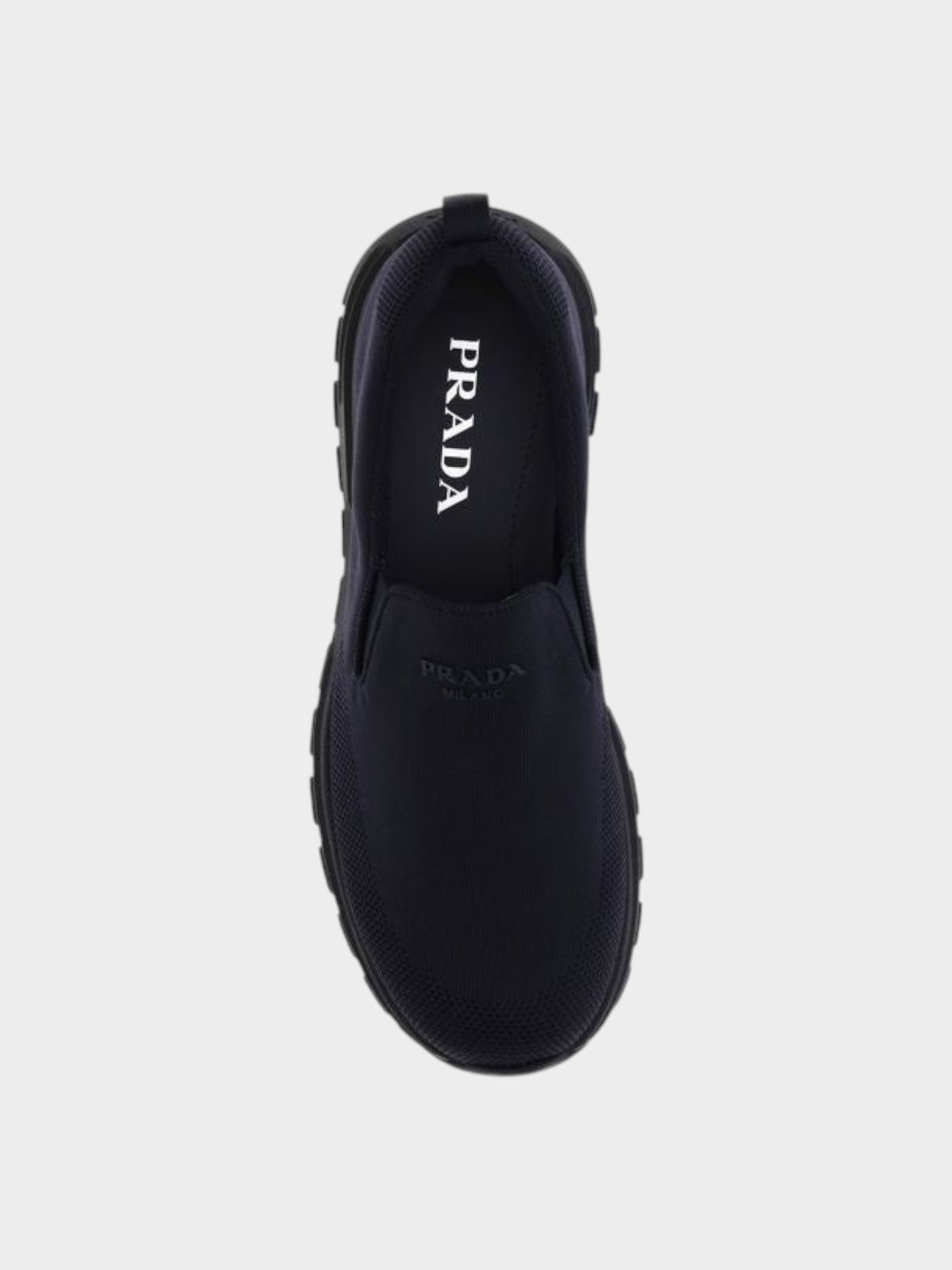 Prada Blue Fabric Sneakers-thumbmail-4