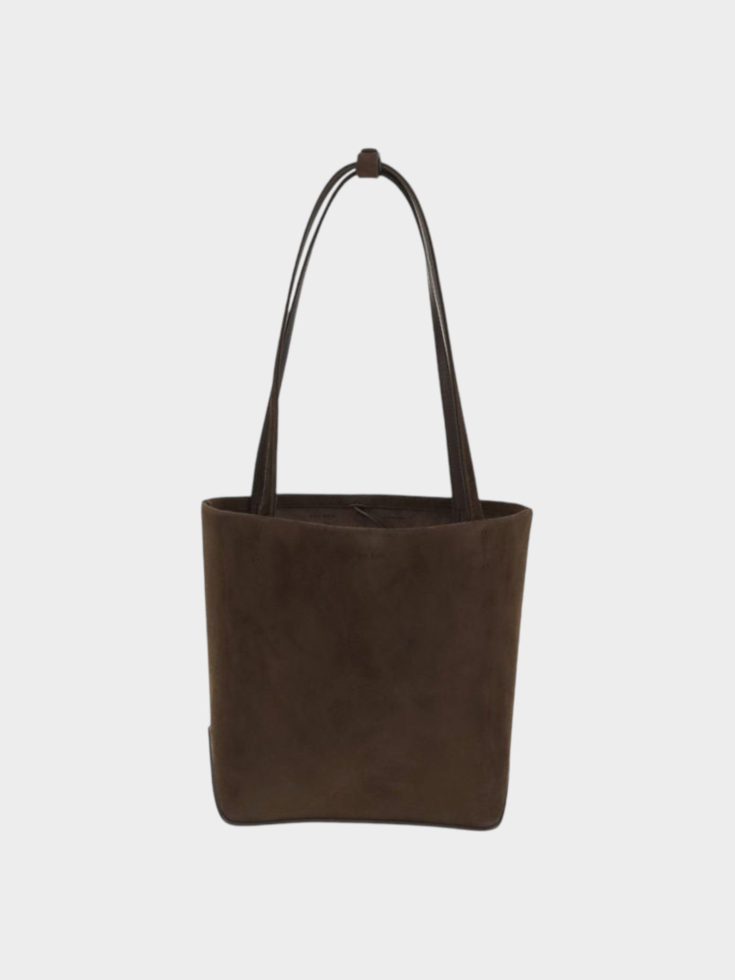 The Row Brown Calf Leather Bos Taurus Shoulder Bag