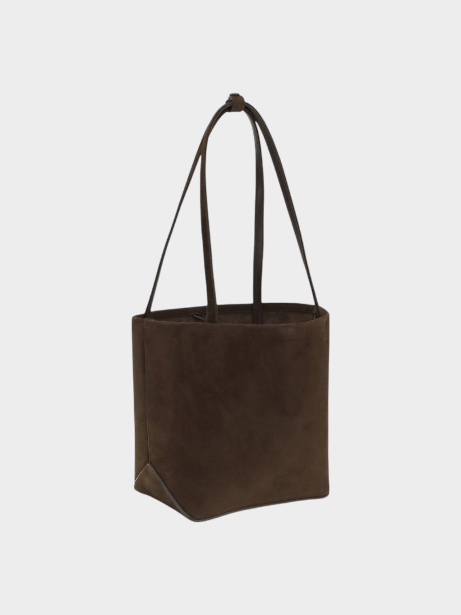 The Row Brown Calf Leather Bos Taurus Shoulder Bag-thumbmail-2